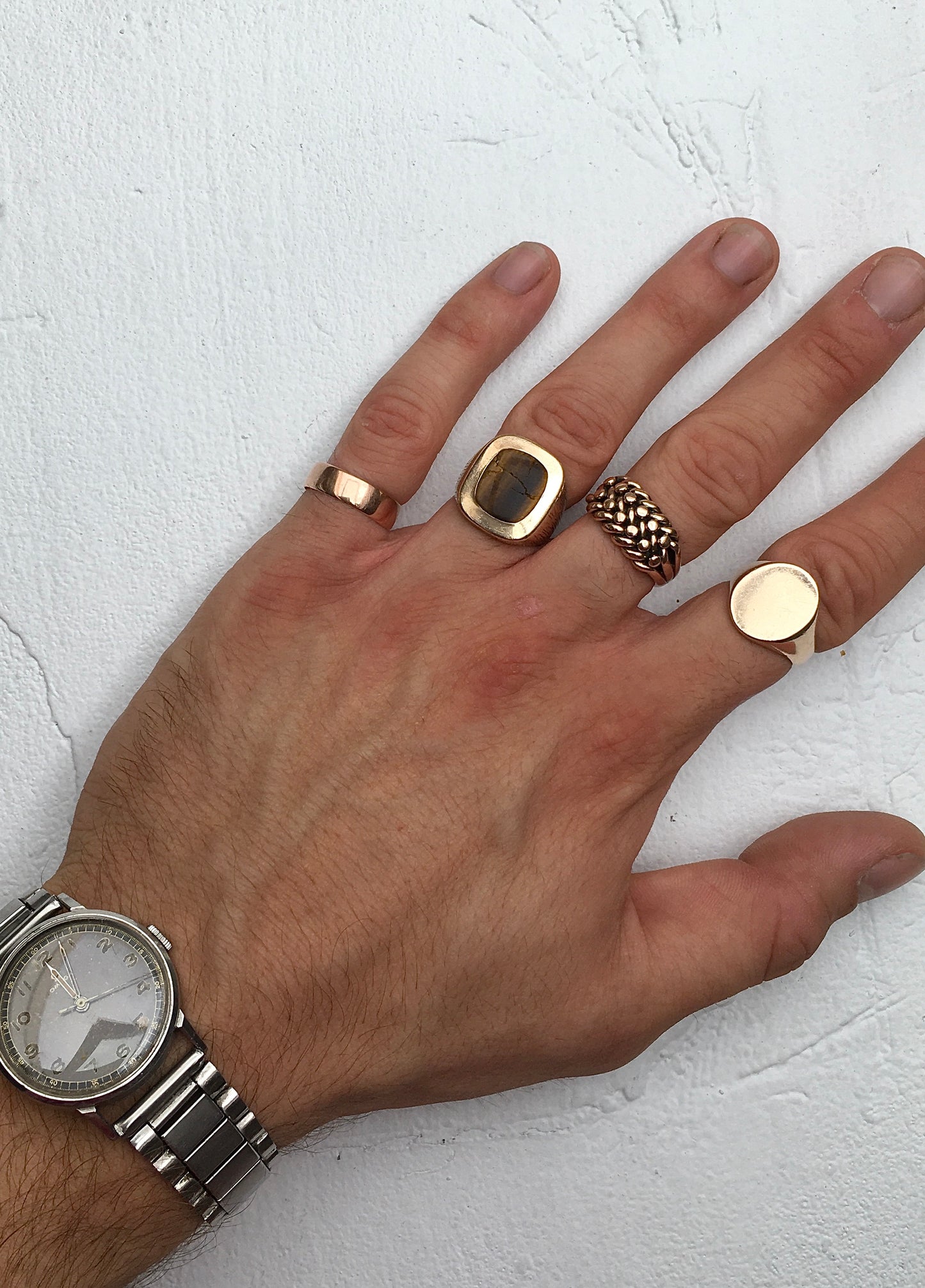 Antique Edwardian Rose Gold Band