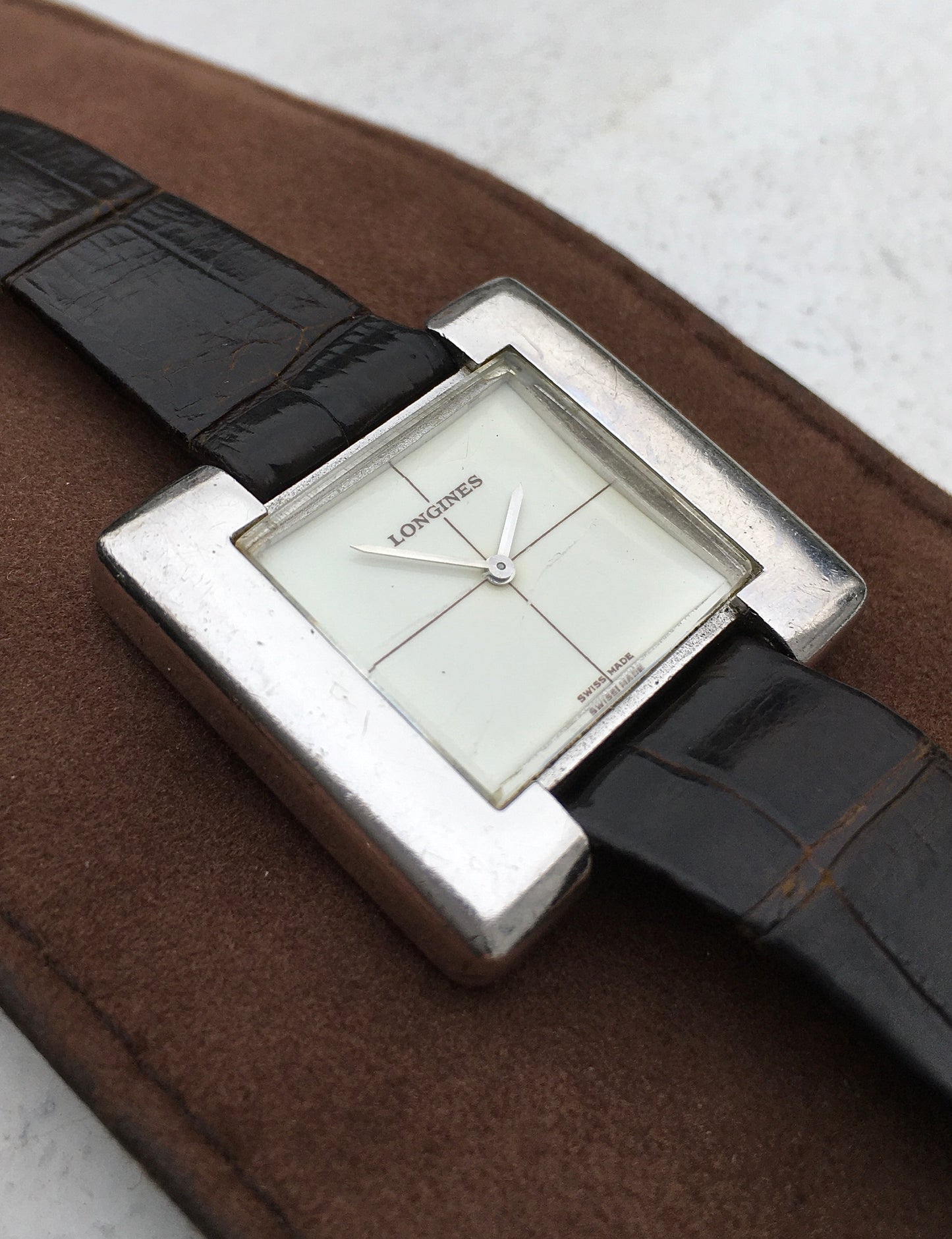 Vintage 1970s Sterling Silver Serge Manzon Longines