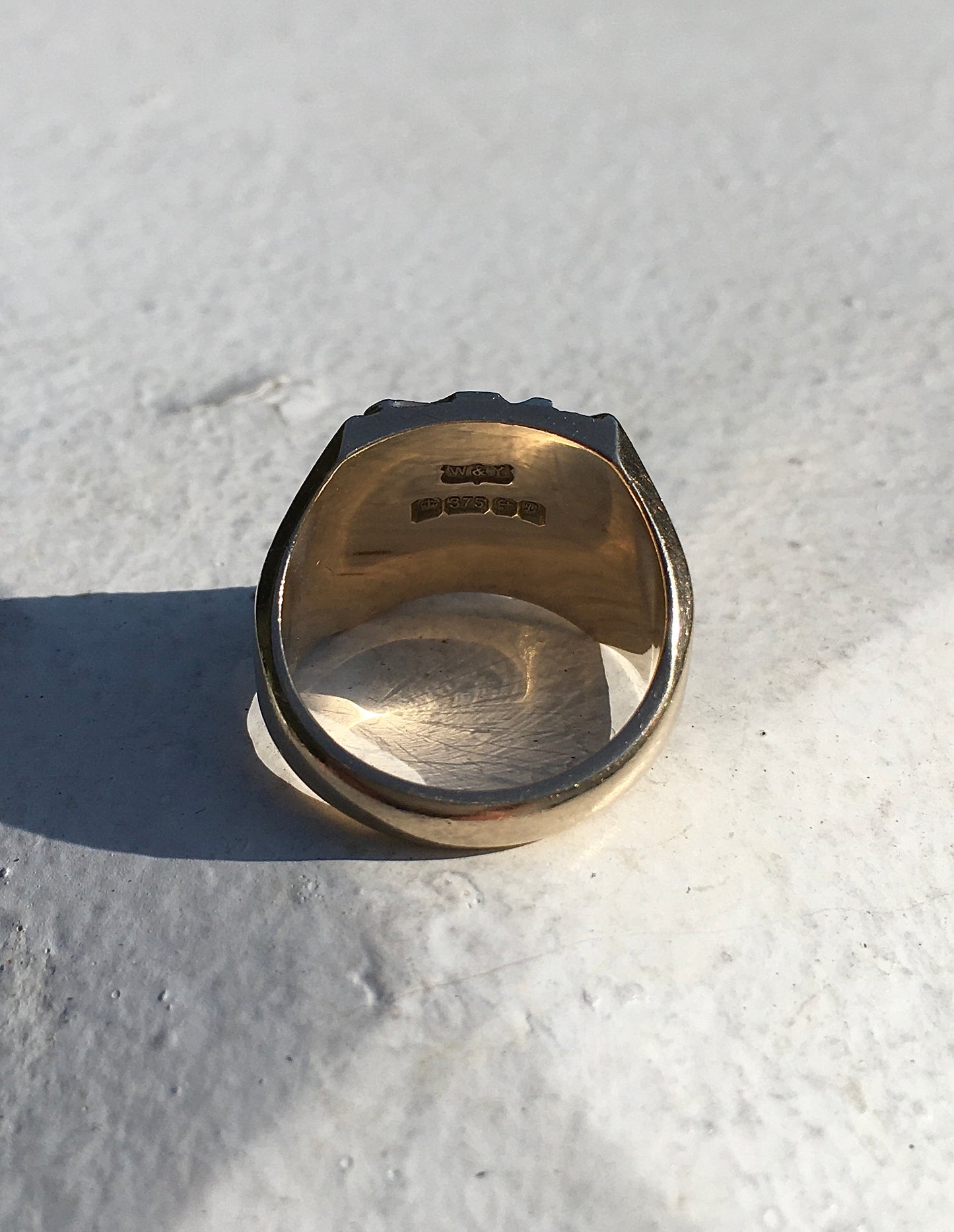 Vintage 1970s 9ct Tri-Colour Ring