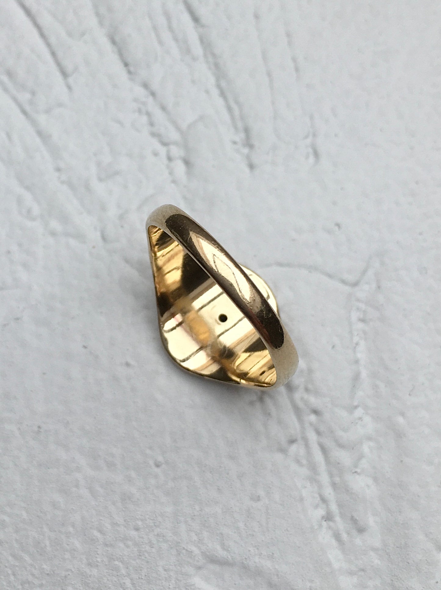 1960s 9ct Gold Diamond Signet