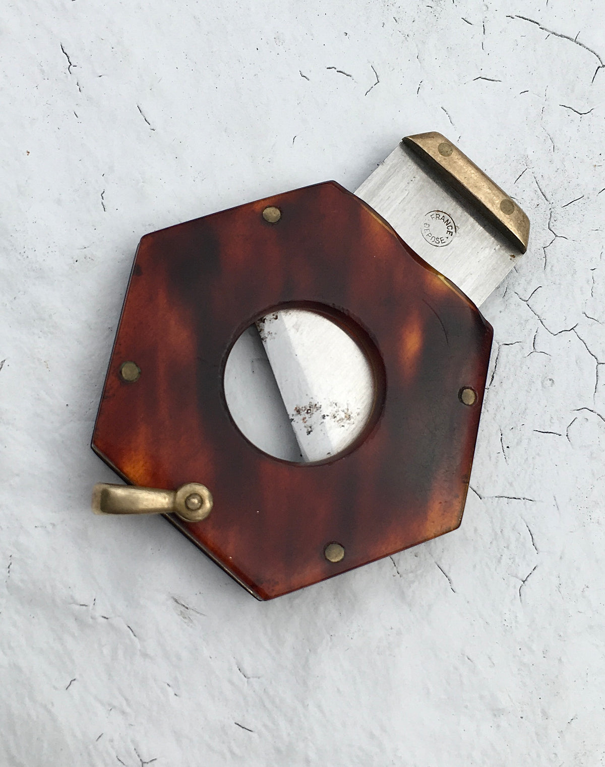 Vintage 1950s Tortoise Shell Dunhill Cigar Cutter