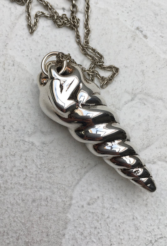 Sterling Silver Shell Pendant