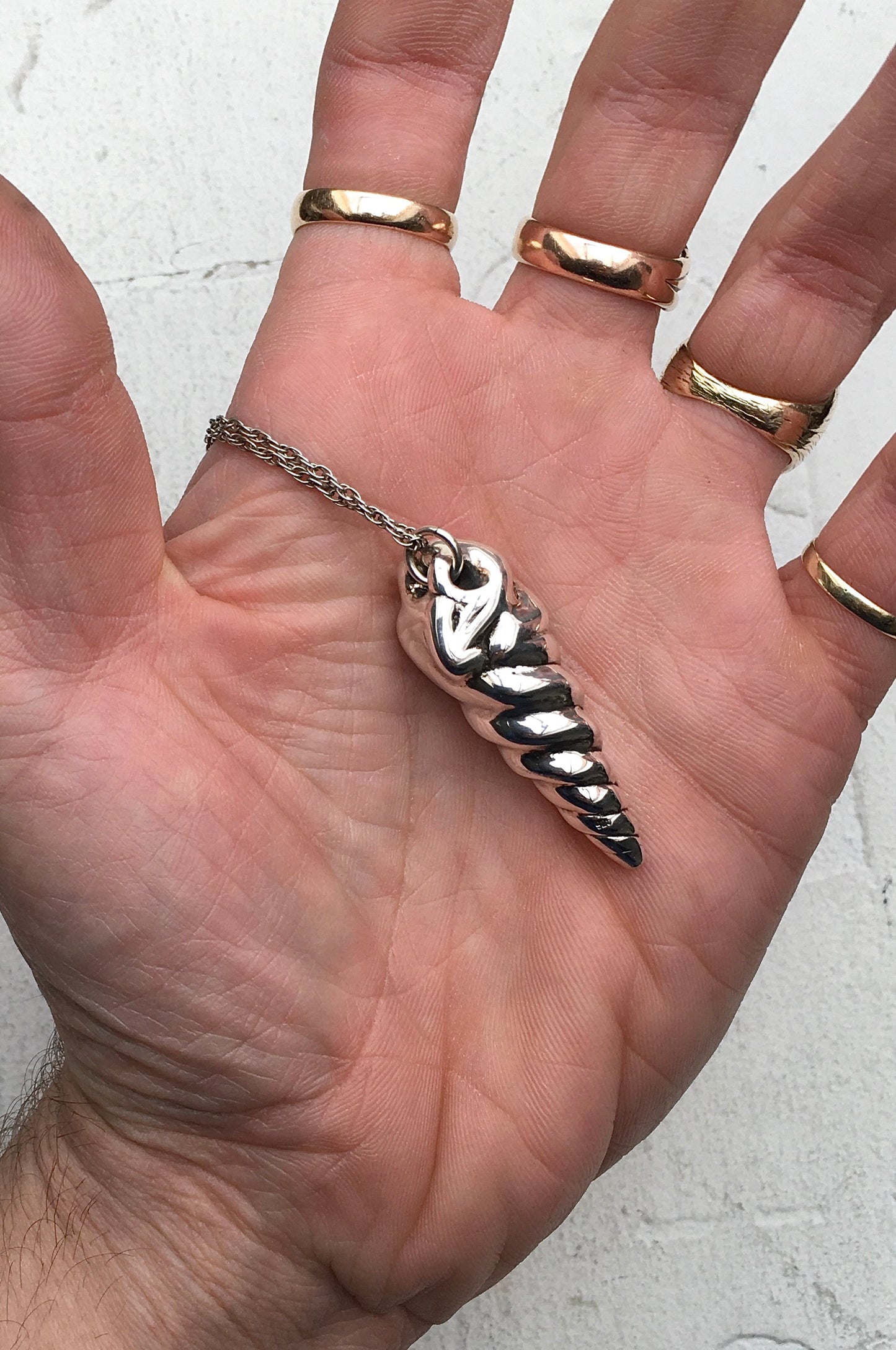 Sterling Silver Shell Pendant