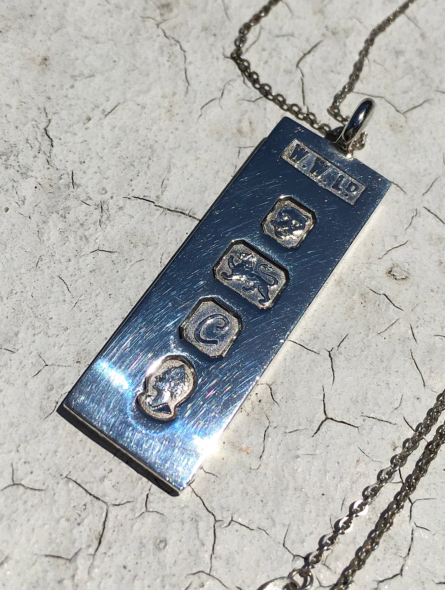 Vintage 1970s Sterling Silver Ingot