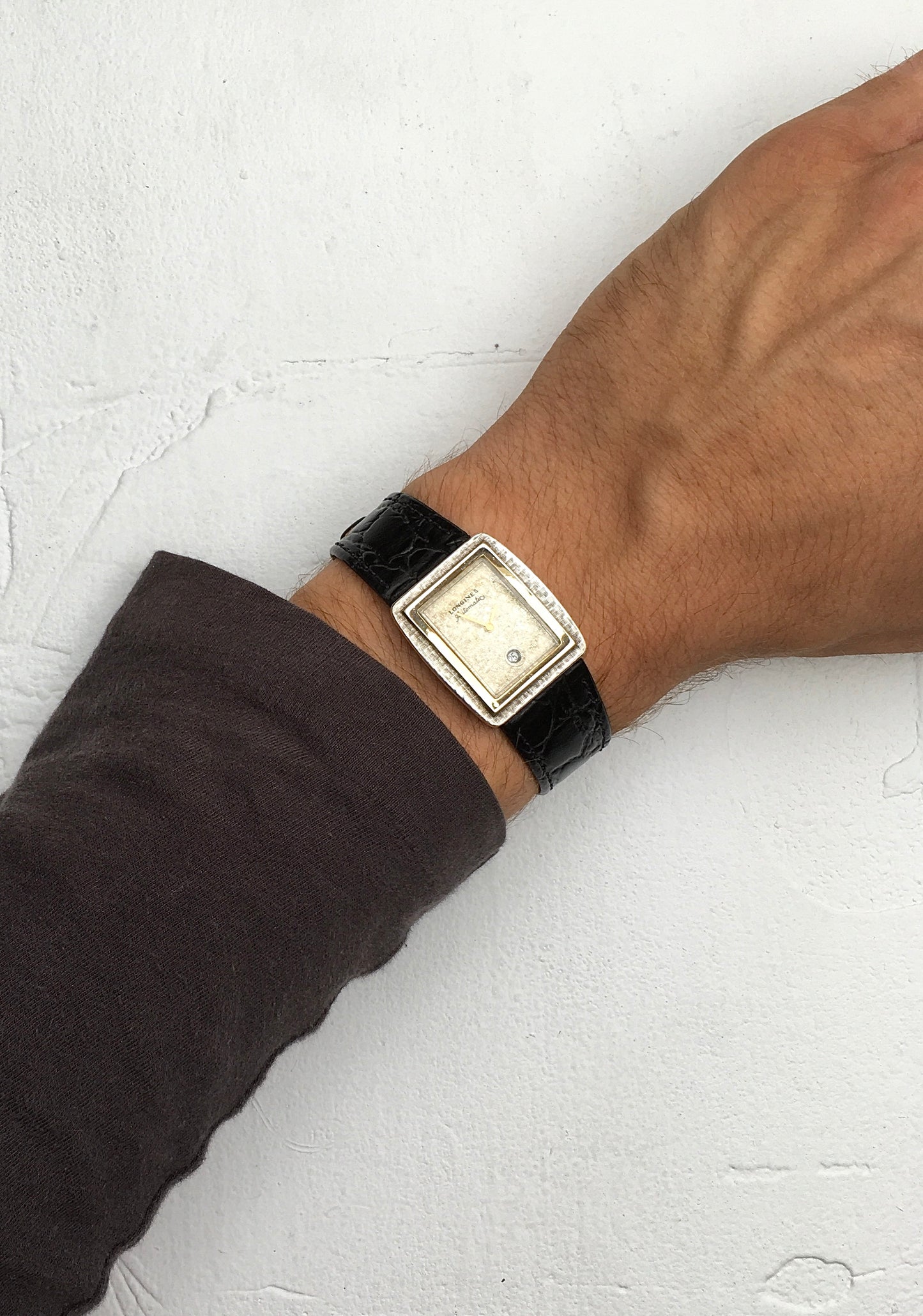 Vintage 1960s Sterling Silver & 14k Gold Longines