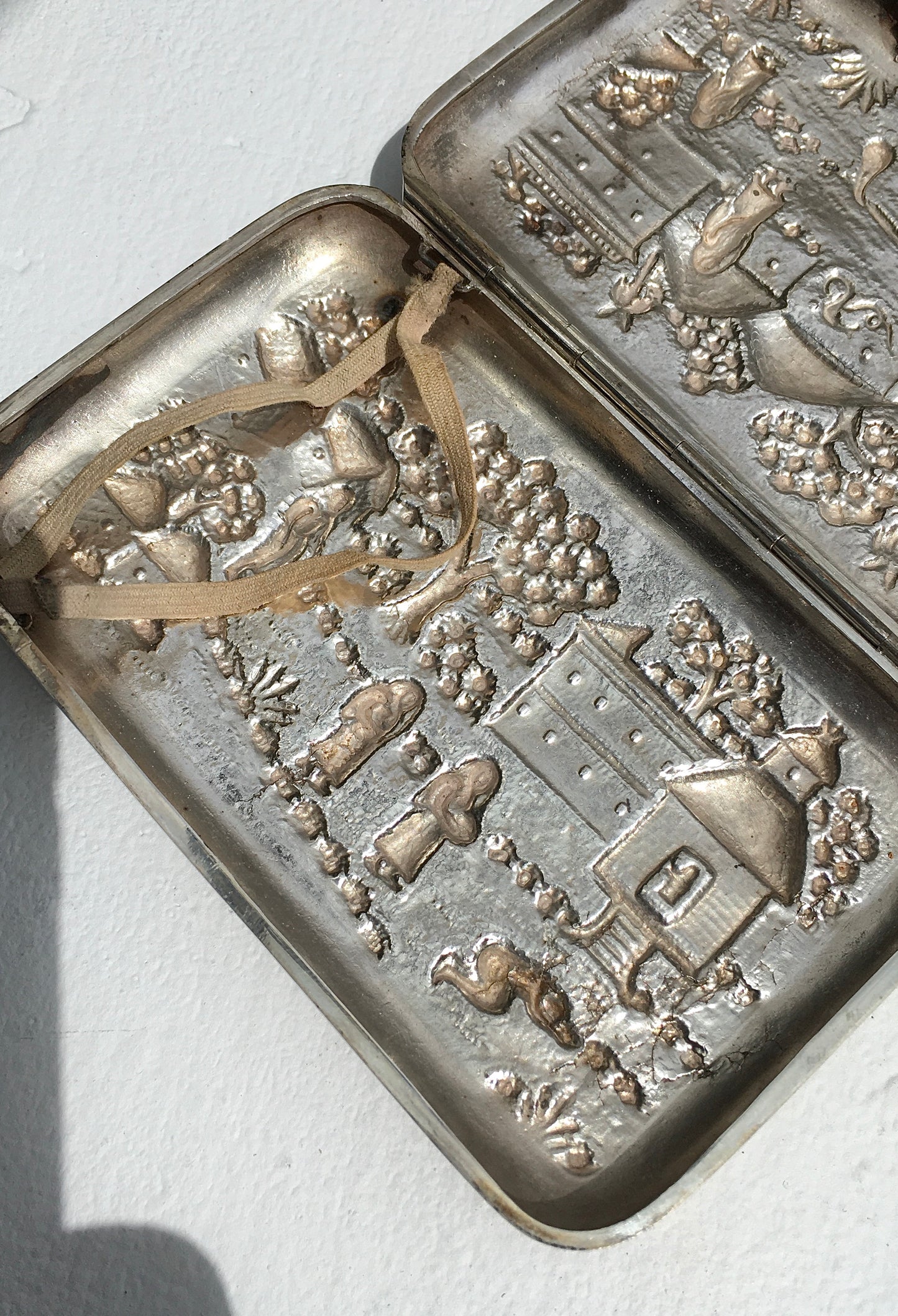 Antique Silver Cigar Case