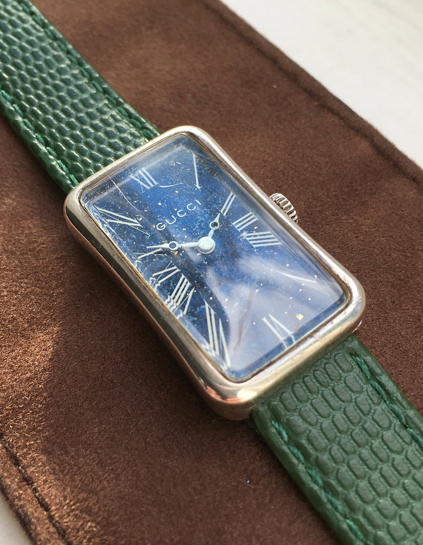 Vintage 1980s Silver Gucci