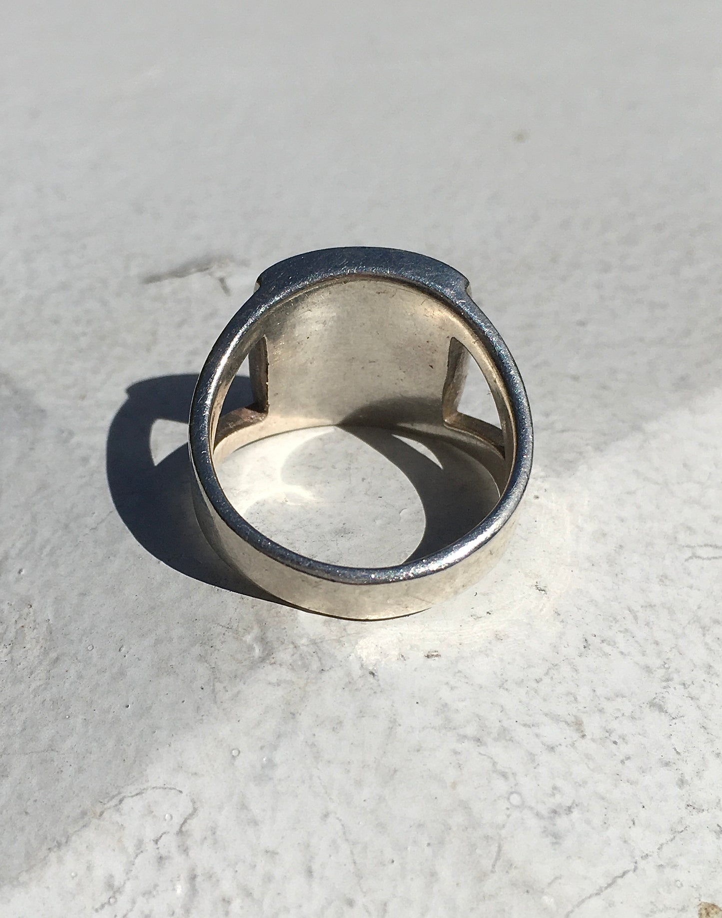 Vintage Sterling Silver Jasper Ring
