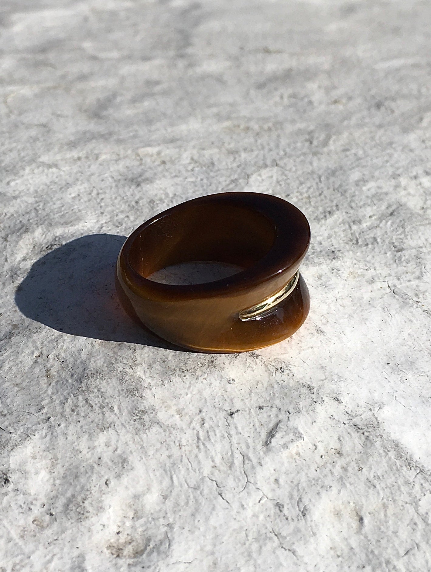 Tiger’s Eye & 9ct Gold Ring