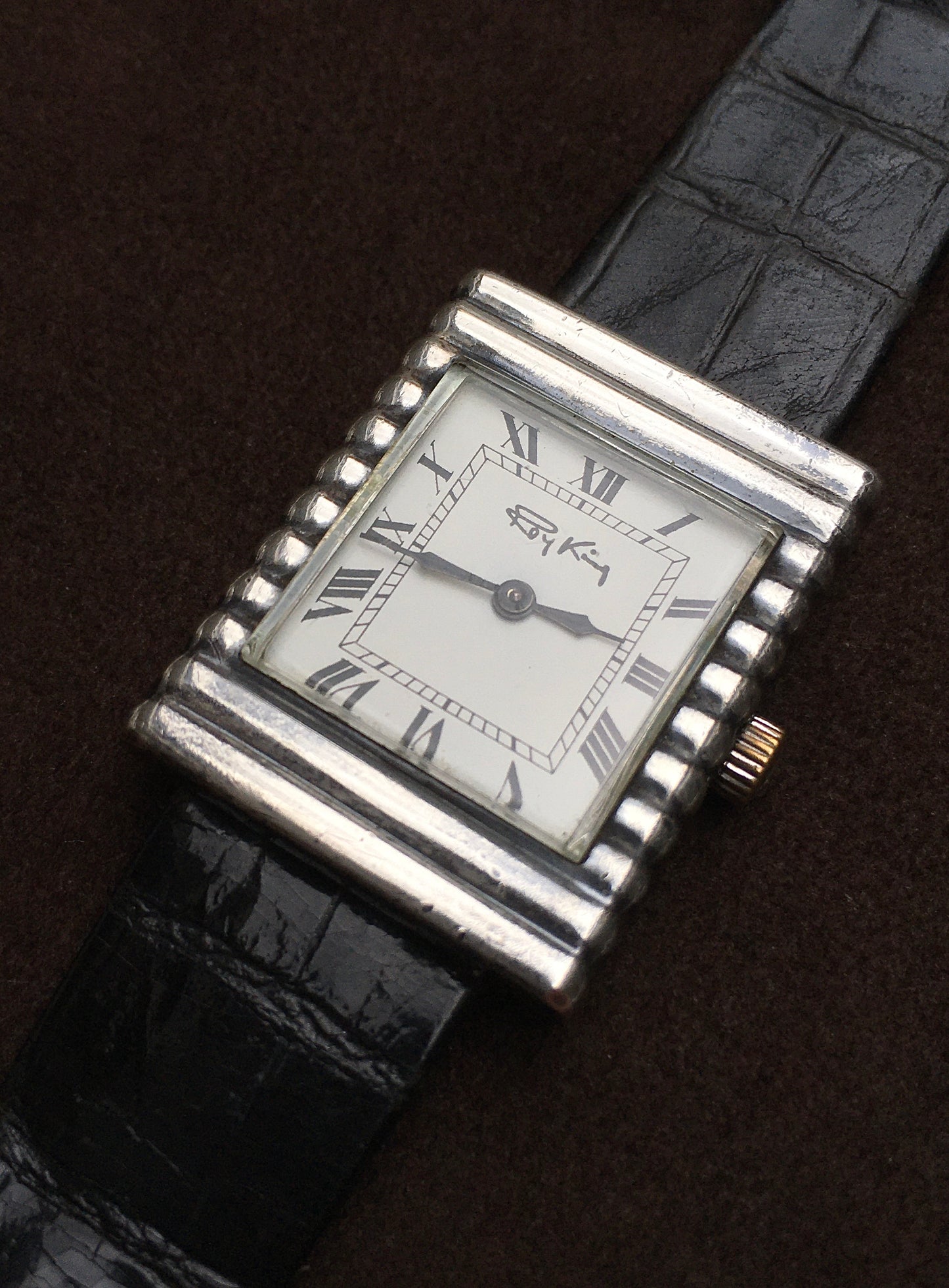 1970s Sterling Silver Roy King Wristwatch