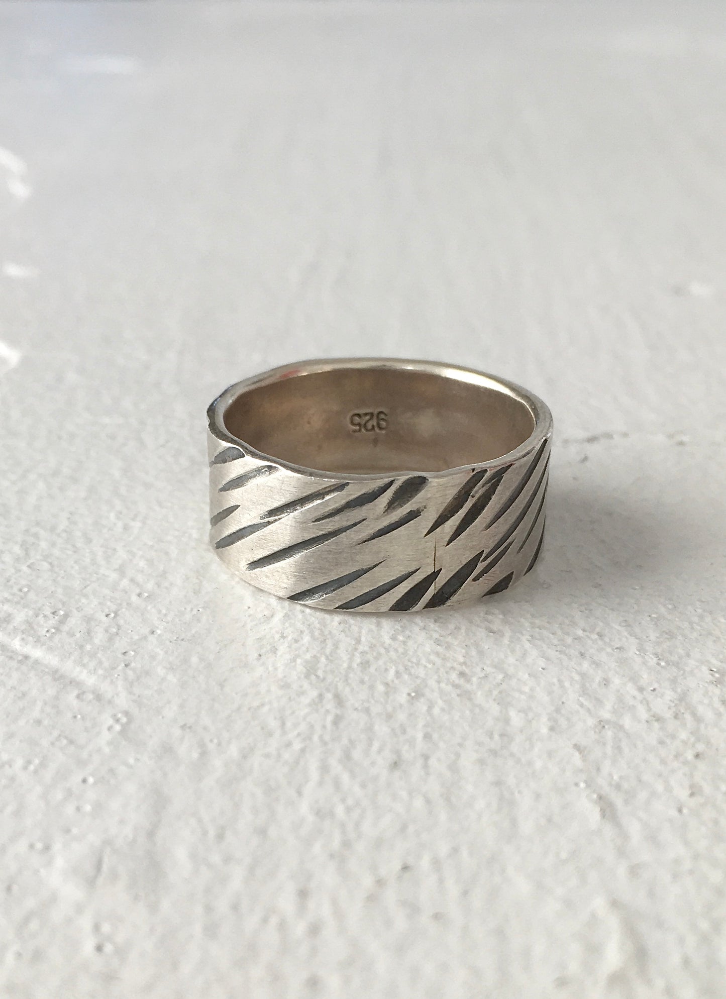 Sterling Silver Zebra Ring