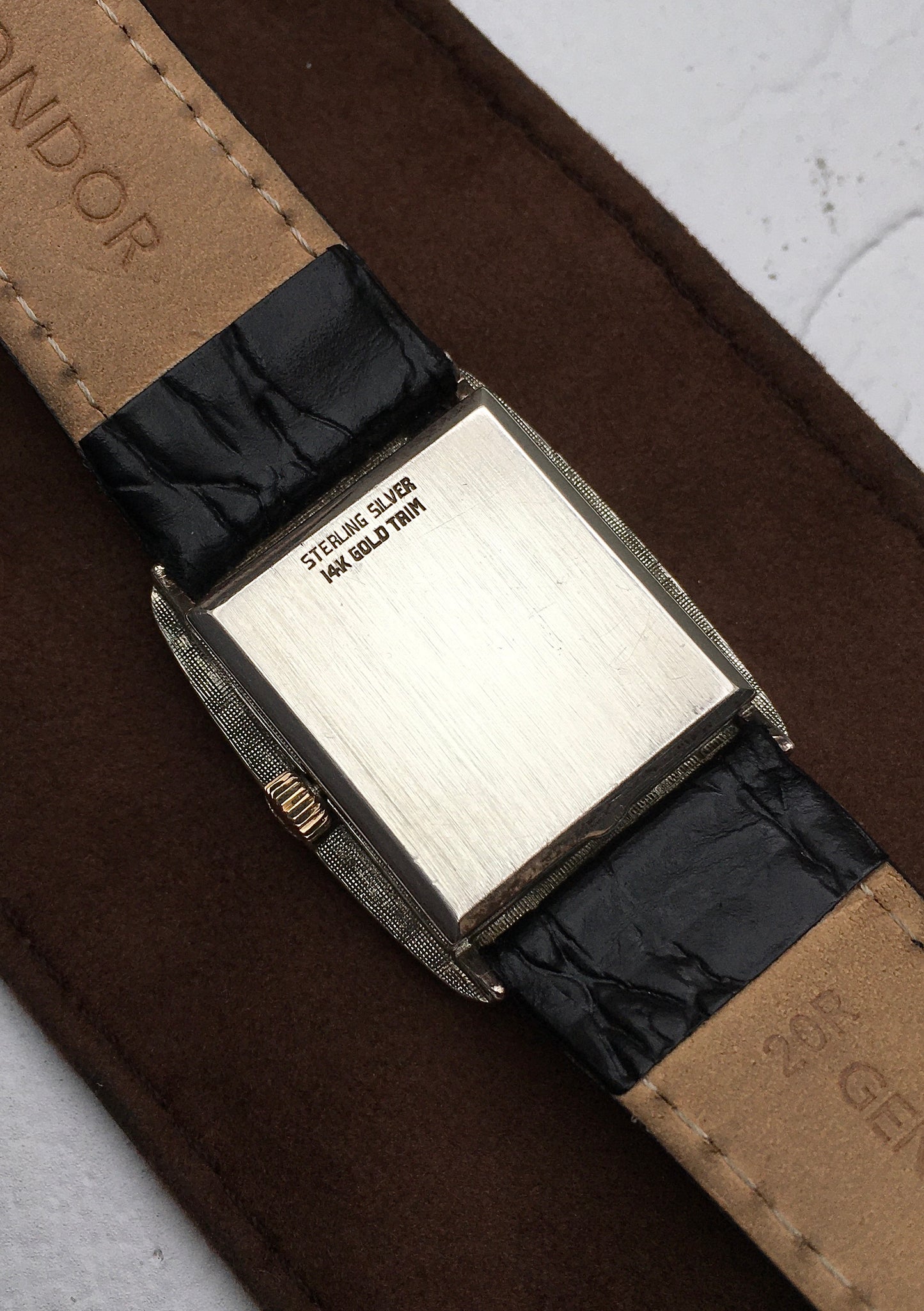 Vintage 1960s Sterling Silver & 14k Gold Longines