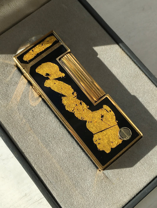 Vintage 1980s Gold Leaf Dunhill Rollagas