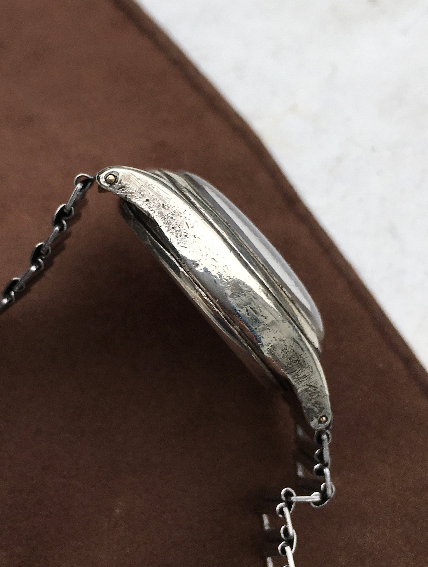 Vintage Sterling Silver Military Ovis