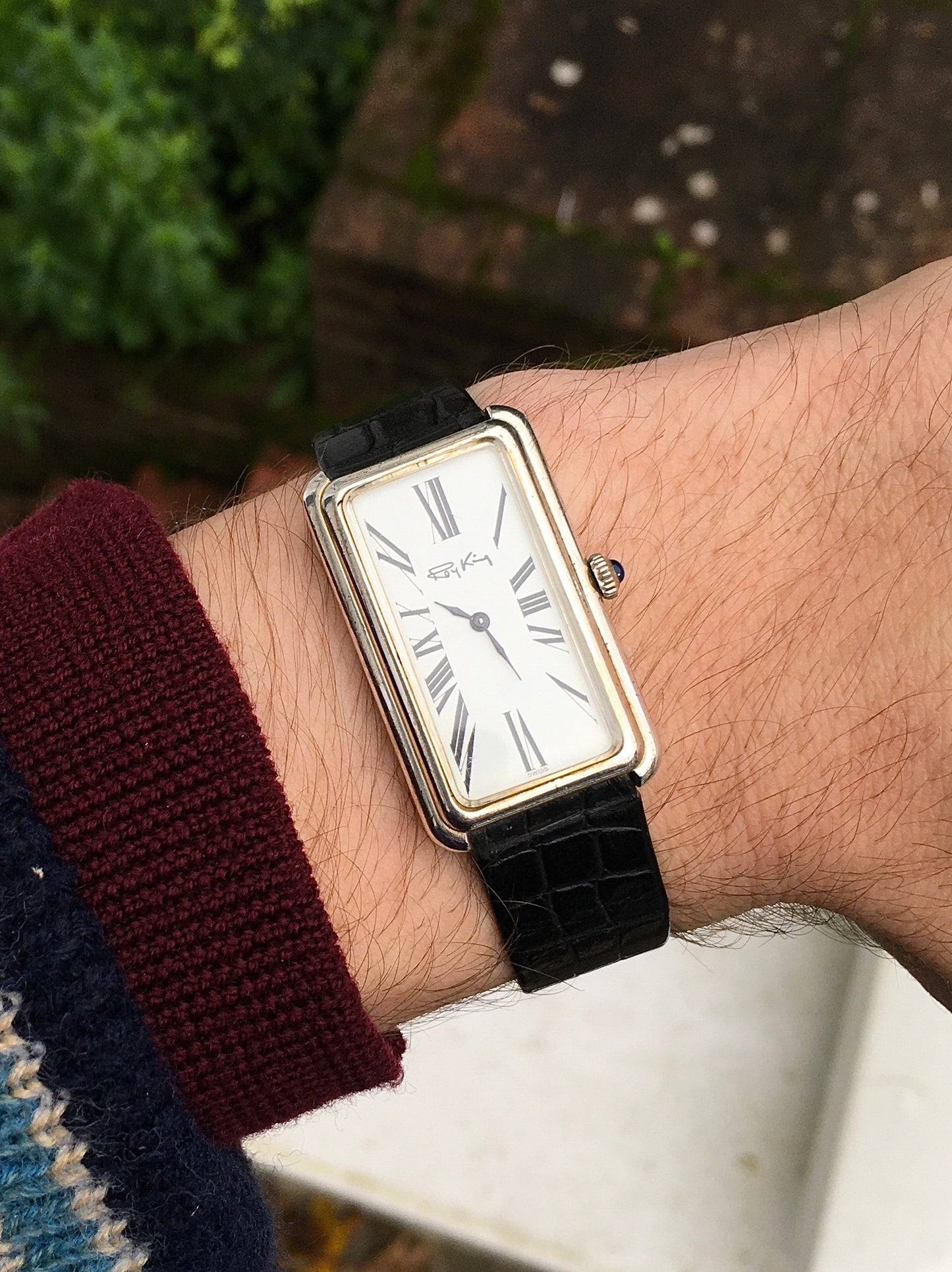 1970s Sterling Silver Roy King Wristwatch