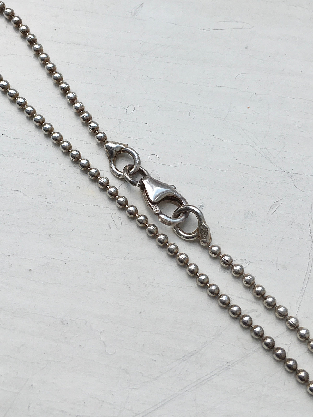 Vintage Sterling Silver Stamp Pendant