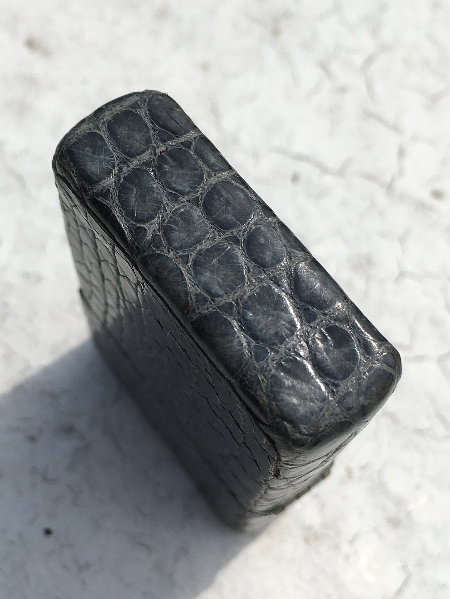 Vintage Alligator Leather Zippo