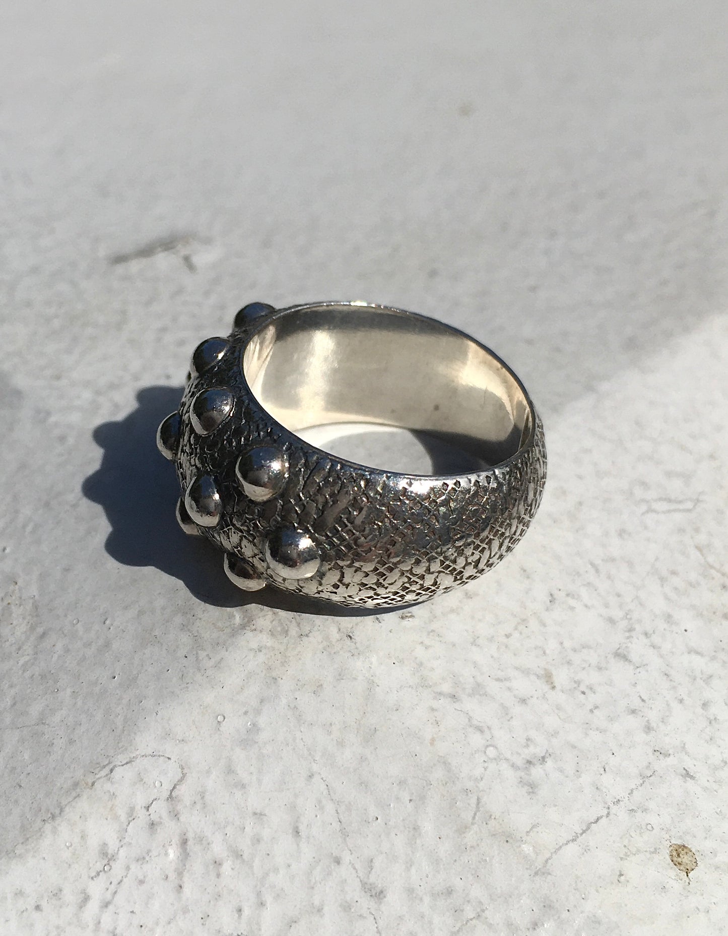 Vintage 1970s Sterling Silver Ring