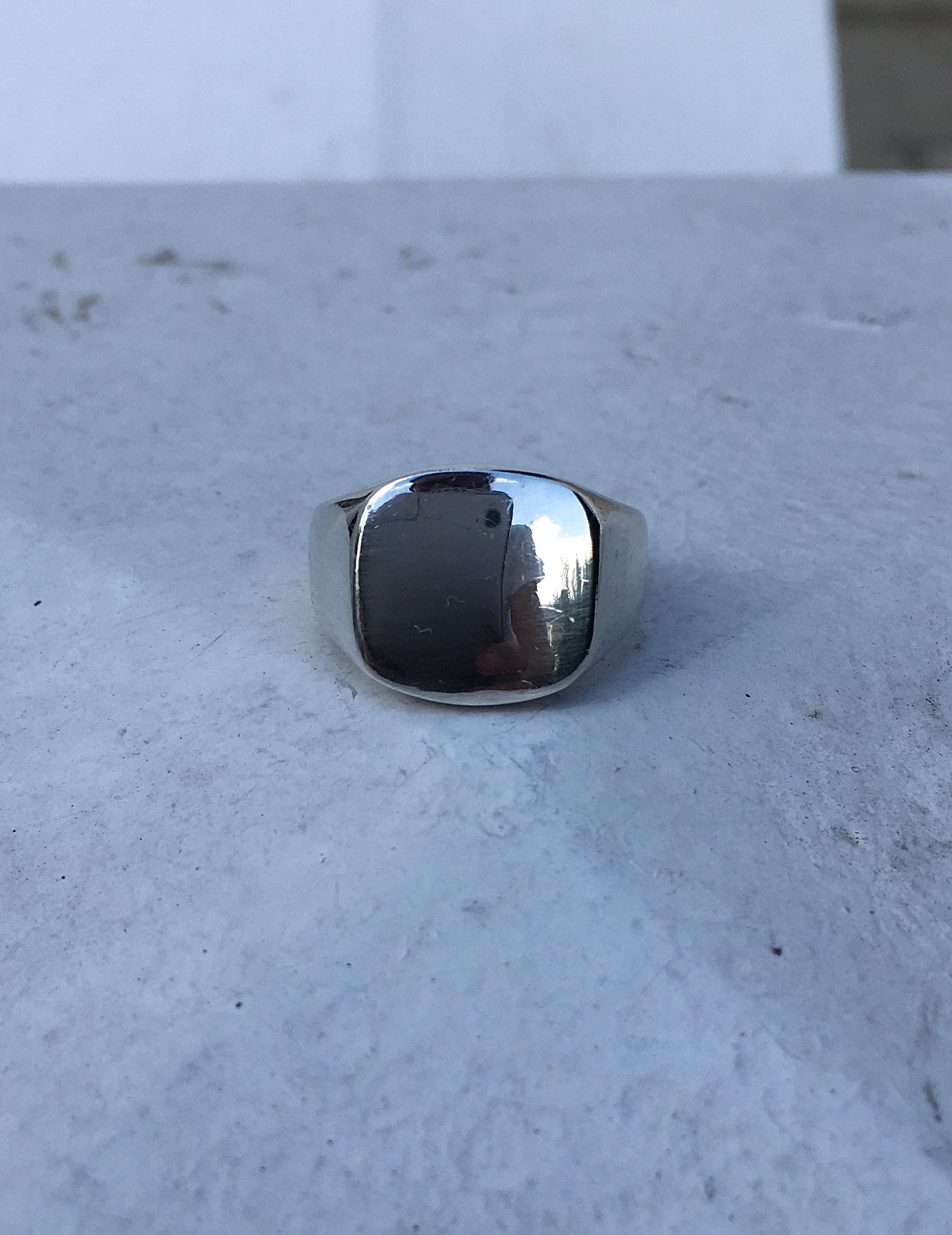 Sterling Silver Signet Polished