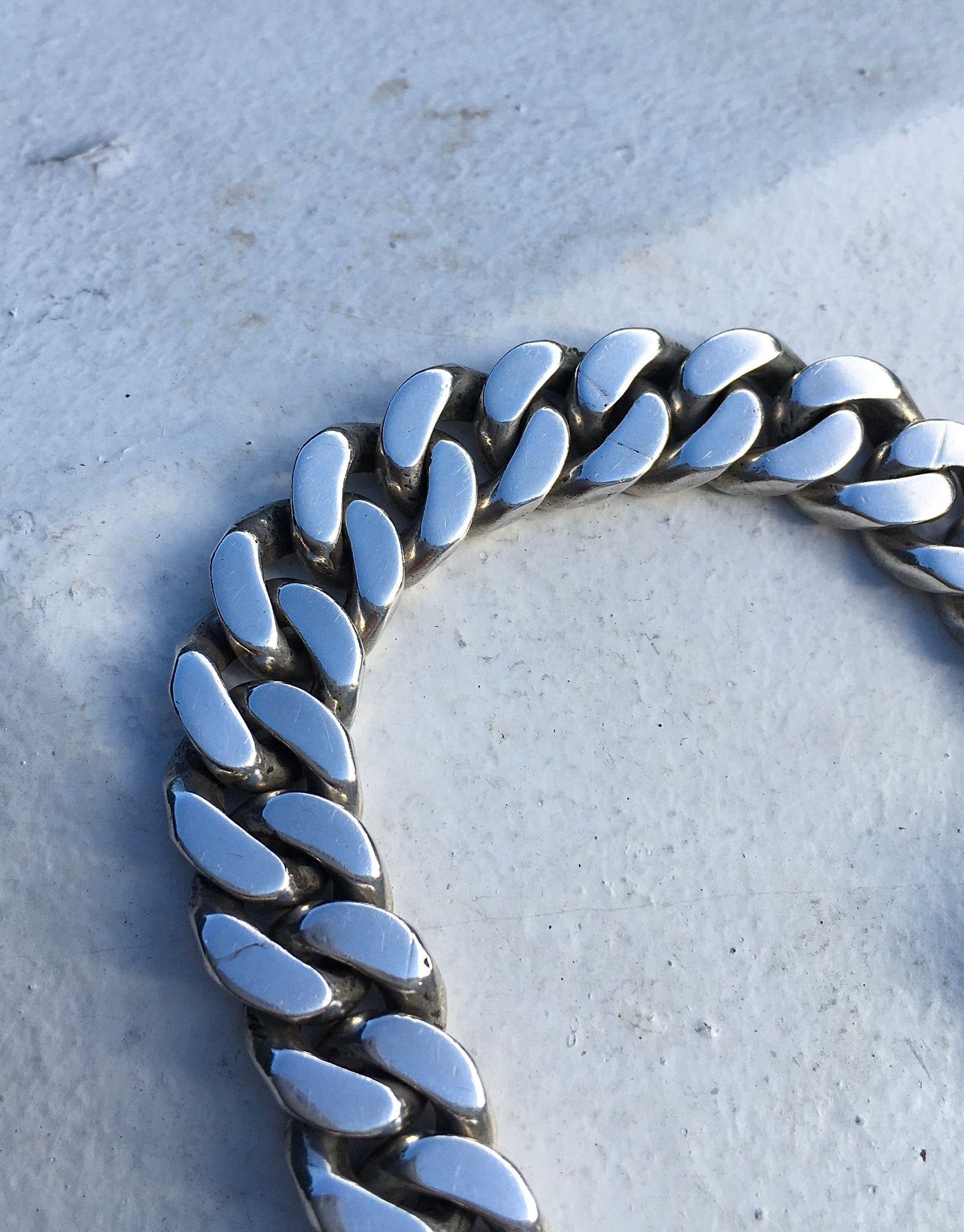 Vintage Sterling Silver Buckle Bracelet