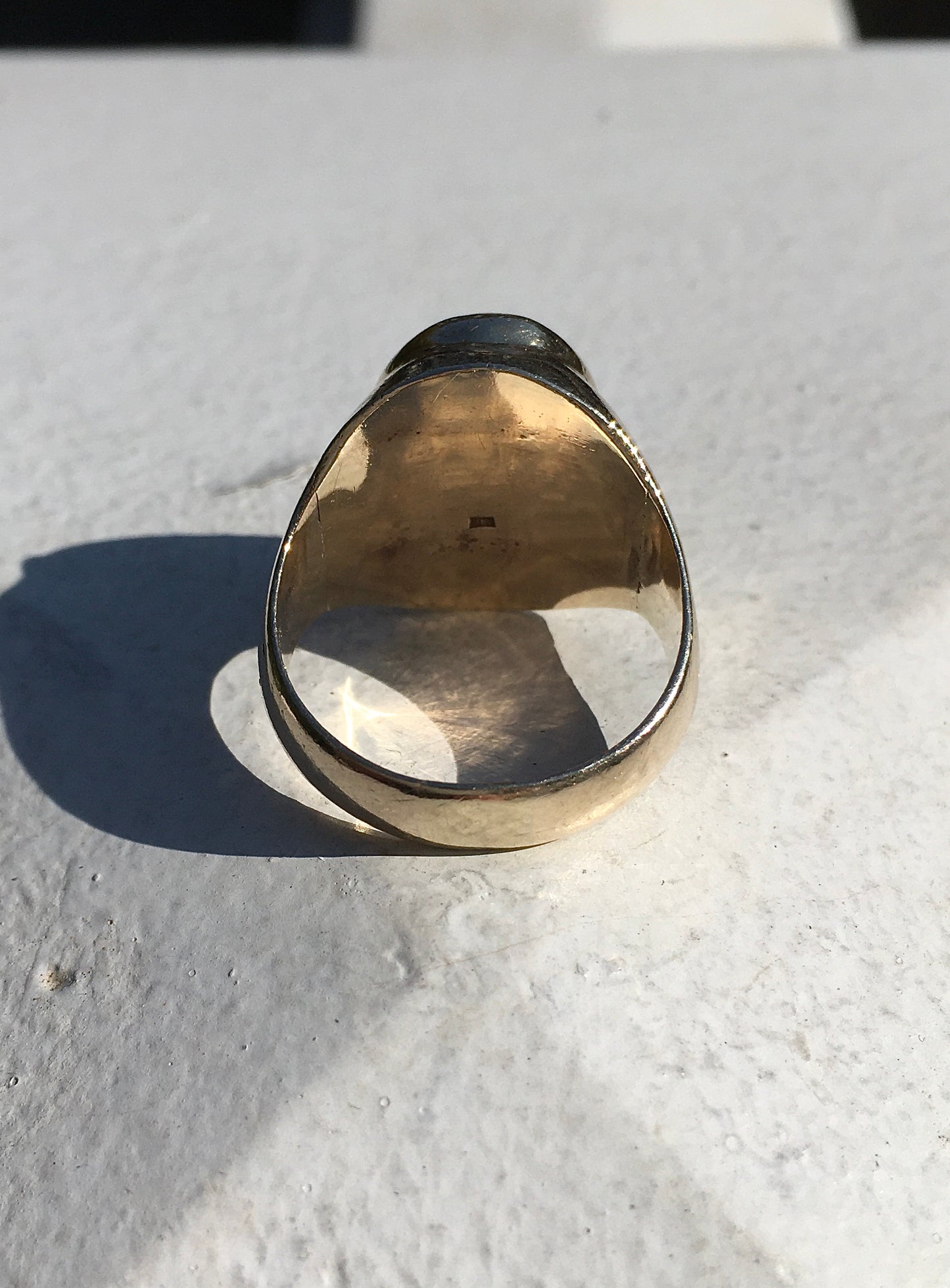 Vintage 1960s 9ct Gold Tiger’s Eye Ring