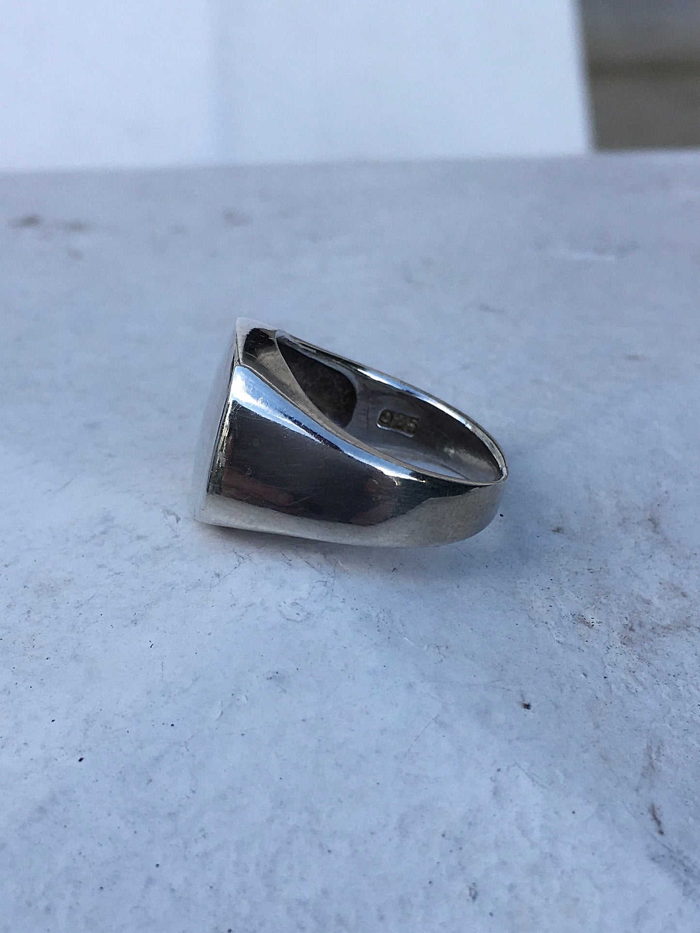 Sterling Silver Signet Polished