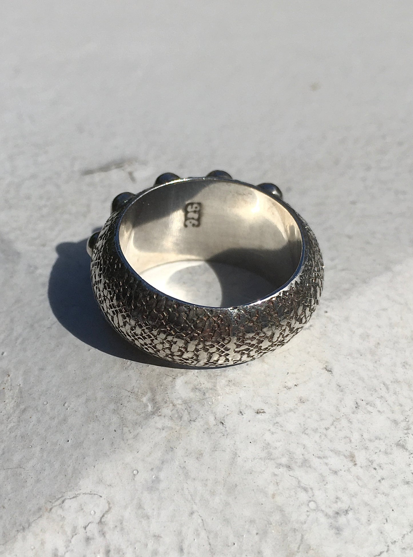 Vintage 1970s Sterling Silver Ring