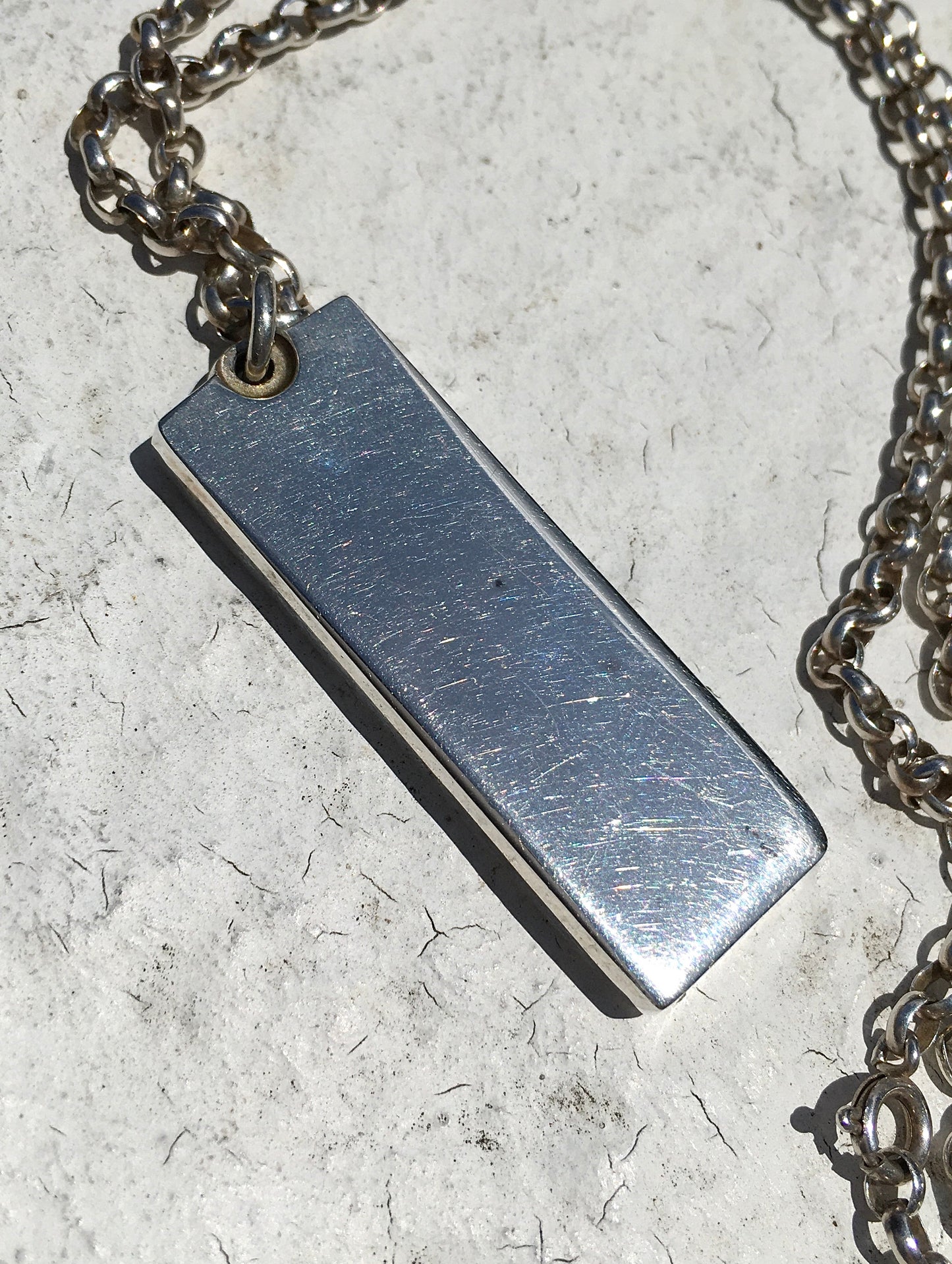 Vintage 1970s Sterling Silver Ingot