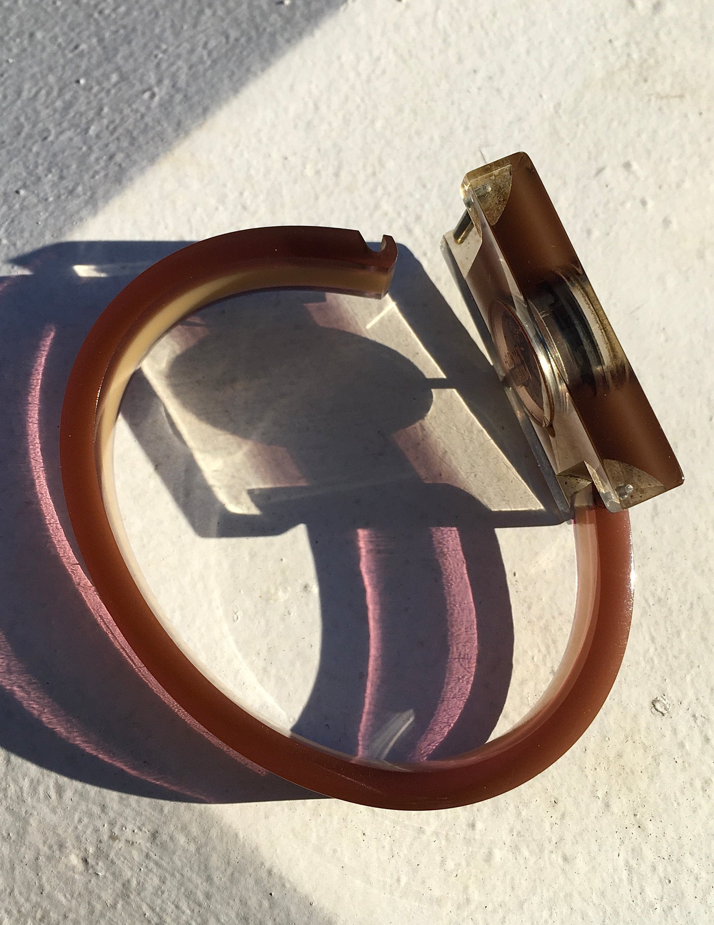 Vintage 1970s Lucite Gucci