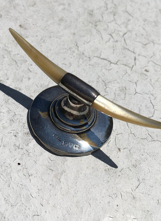 Antique Sterling Silver Ring Stand