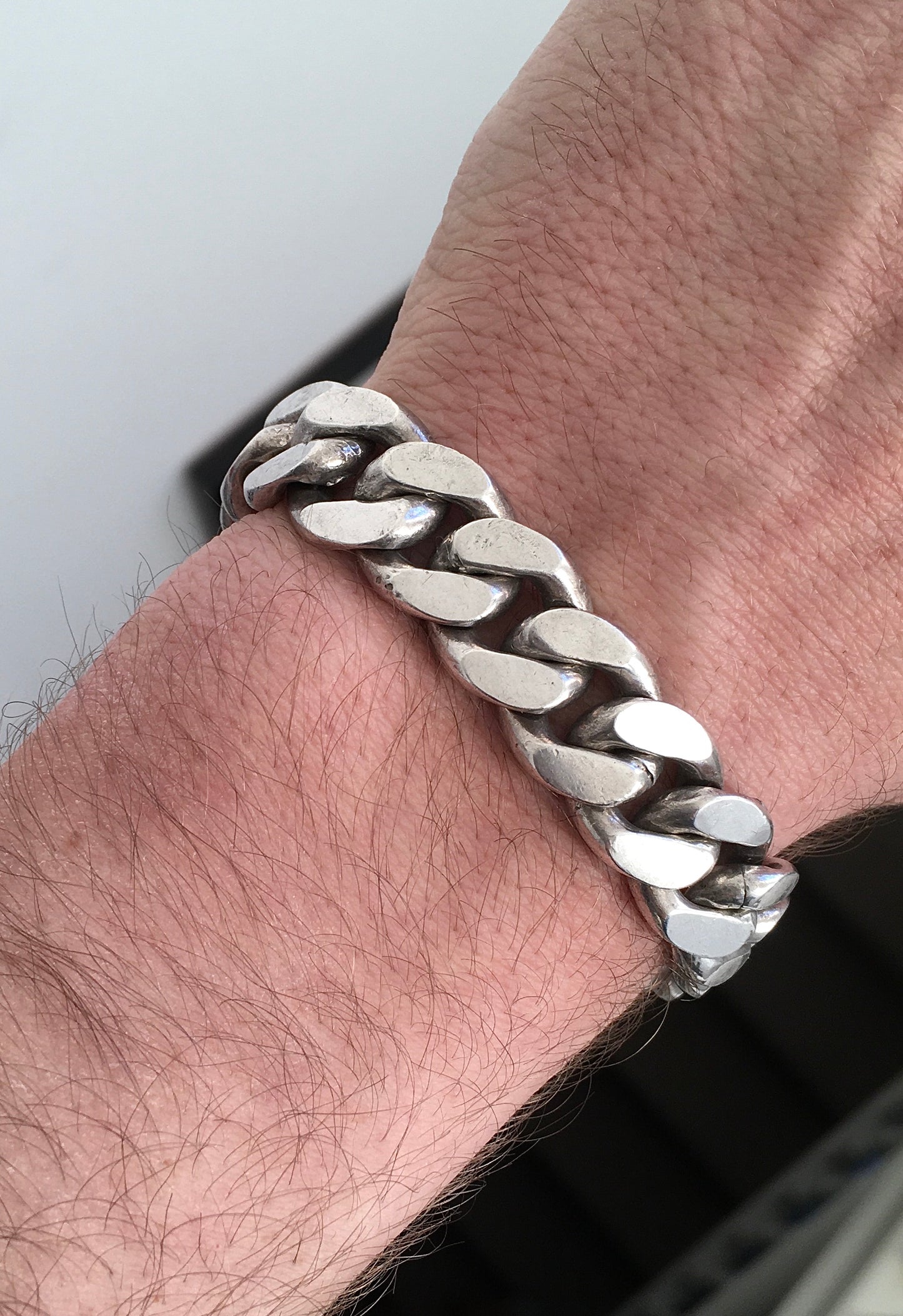 Heavy Sterling Silver Curb Link