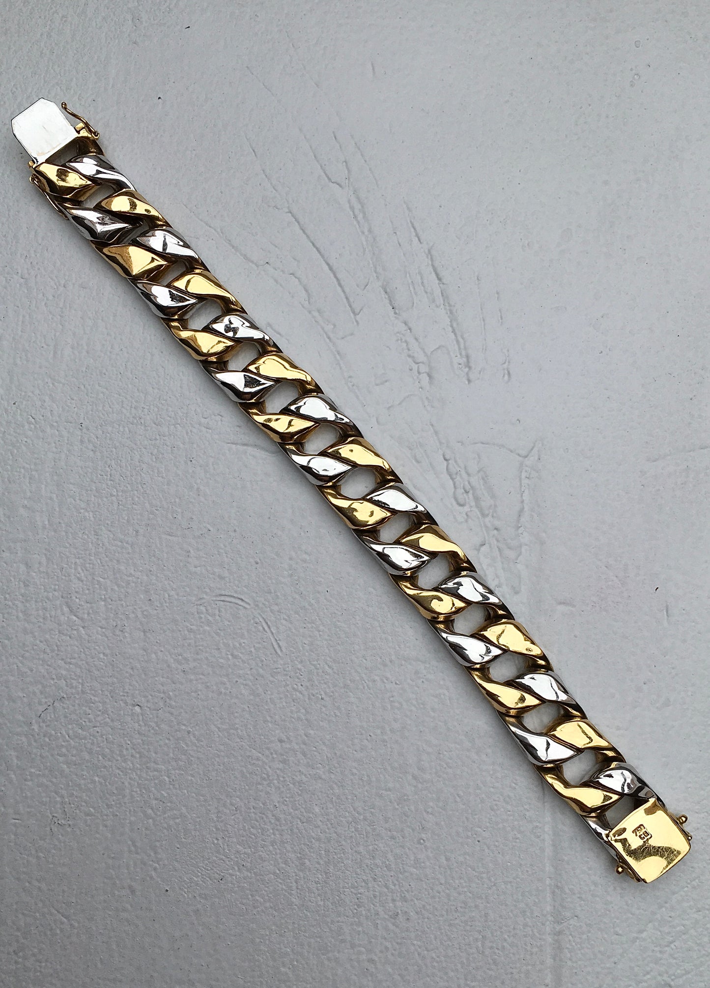 18k Bicolour Bucherer Curb Link