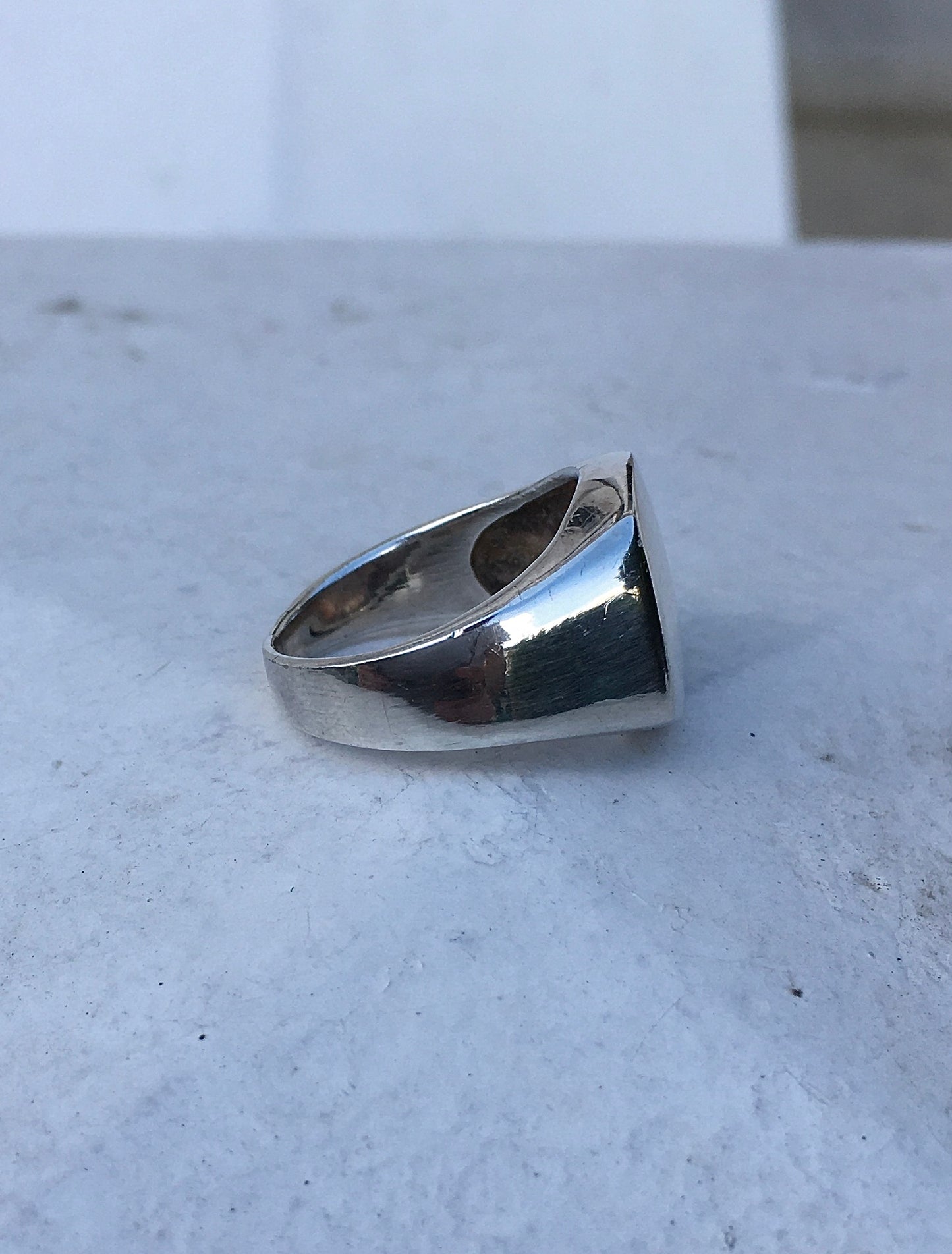 Sterling Silver Signet Polished