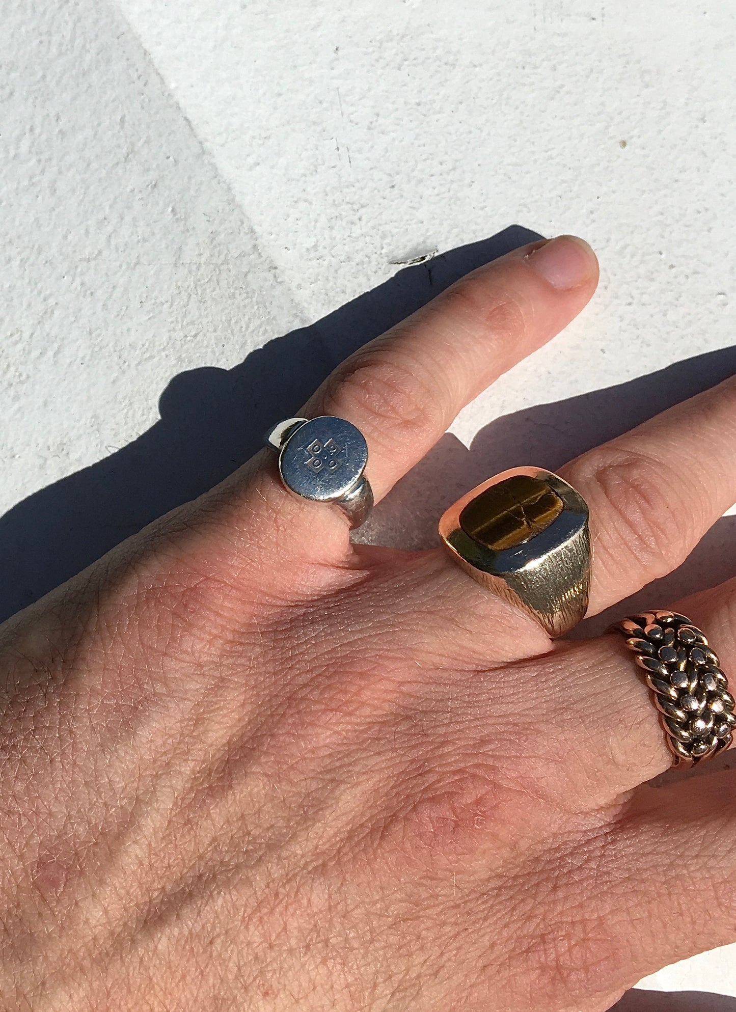 Vintage Millenium Sterling Silver Ring