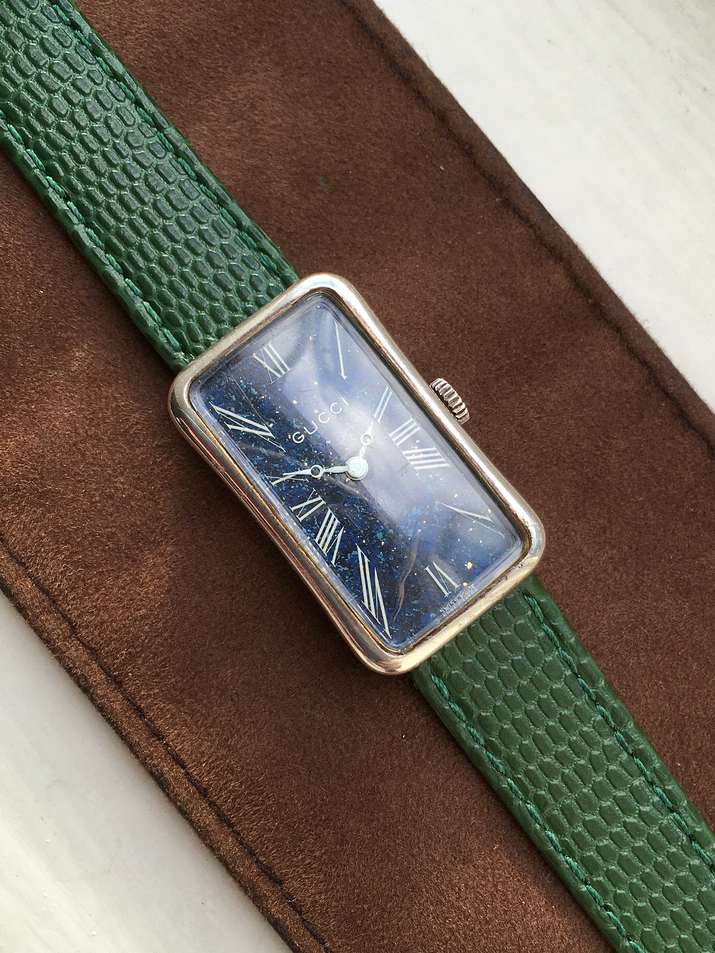 Vintage 1980s Silver Gucci