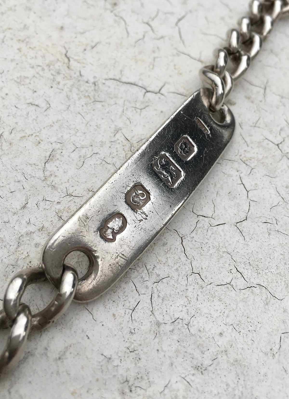 Vintage 1970s Identity Curb Link