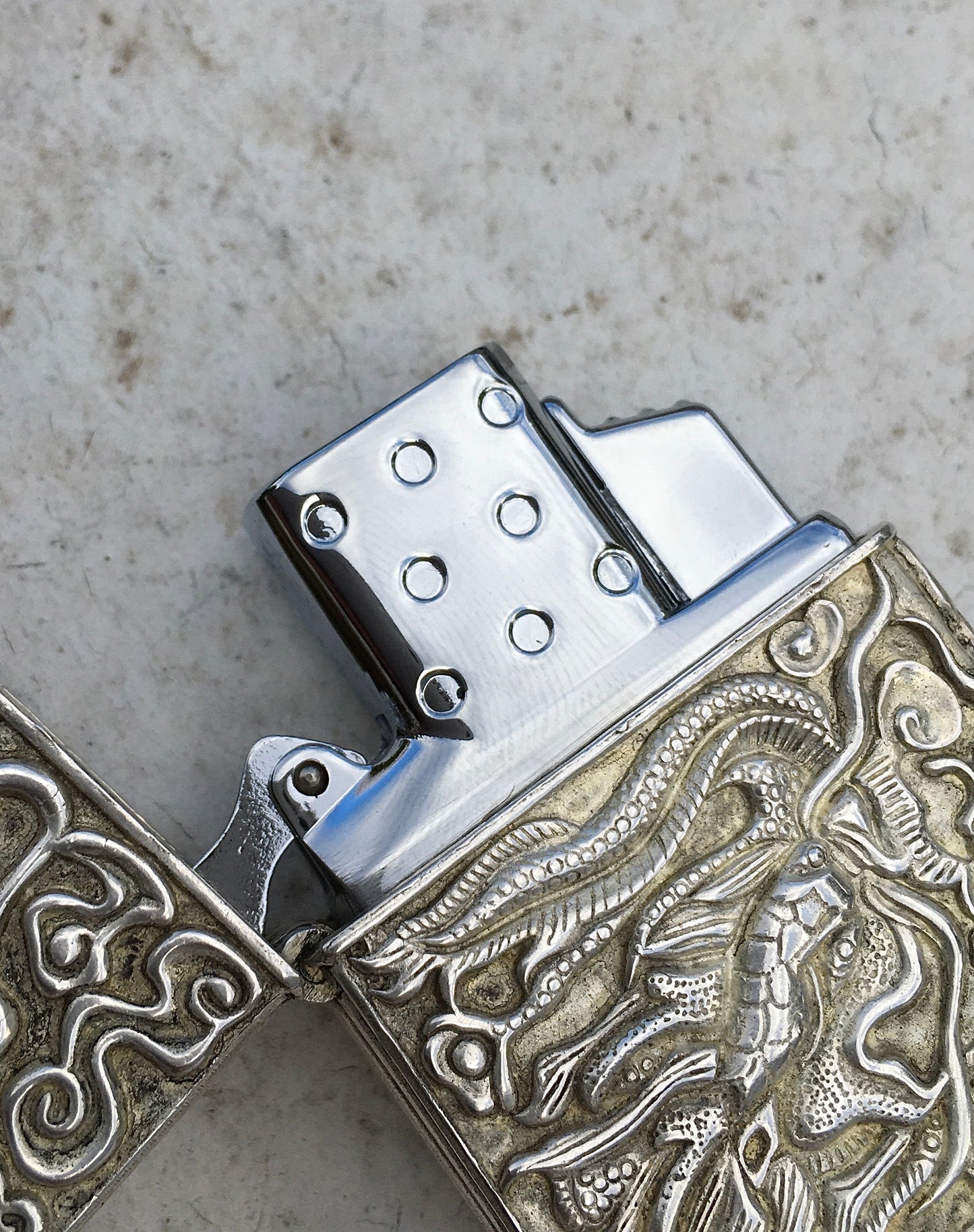 Vintage Solid Silver Lighter