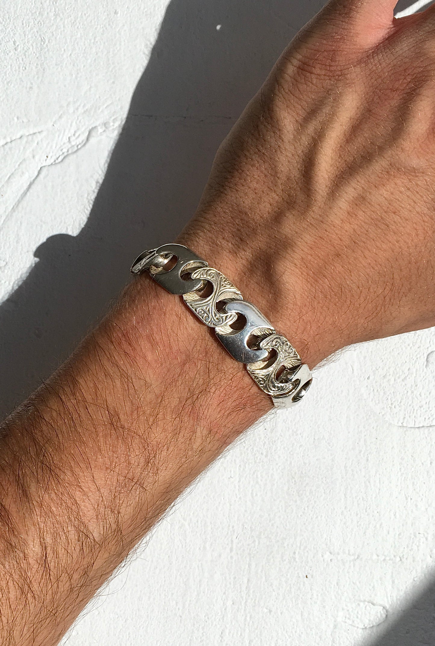 Vintage Sterling Silver Curb Link
