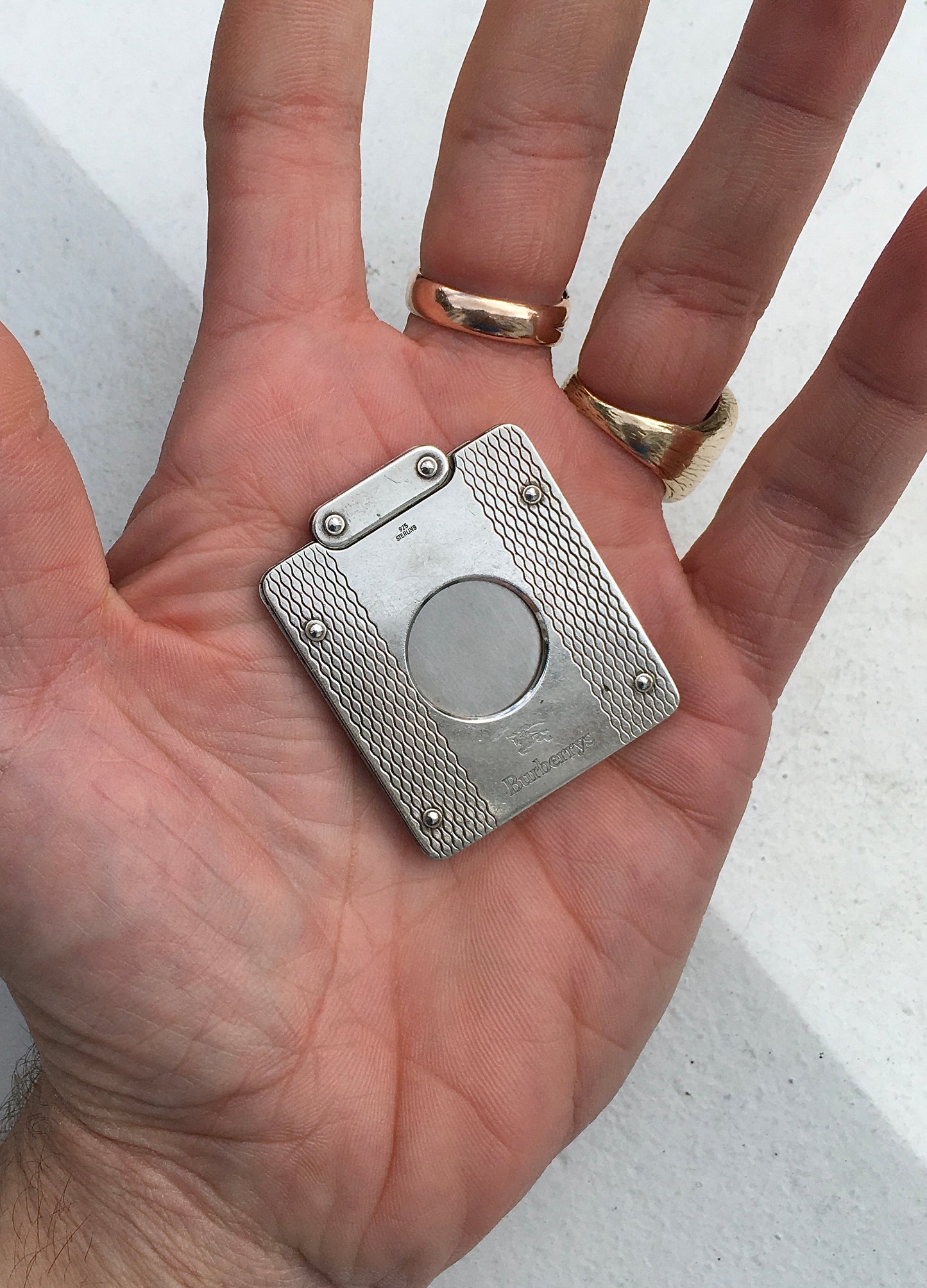 Vintage Sterling Silver Burberry’s Cigar Cutter