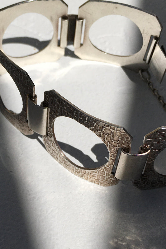 Vintage 1960s Sterling Silver Bracelet