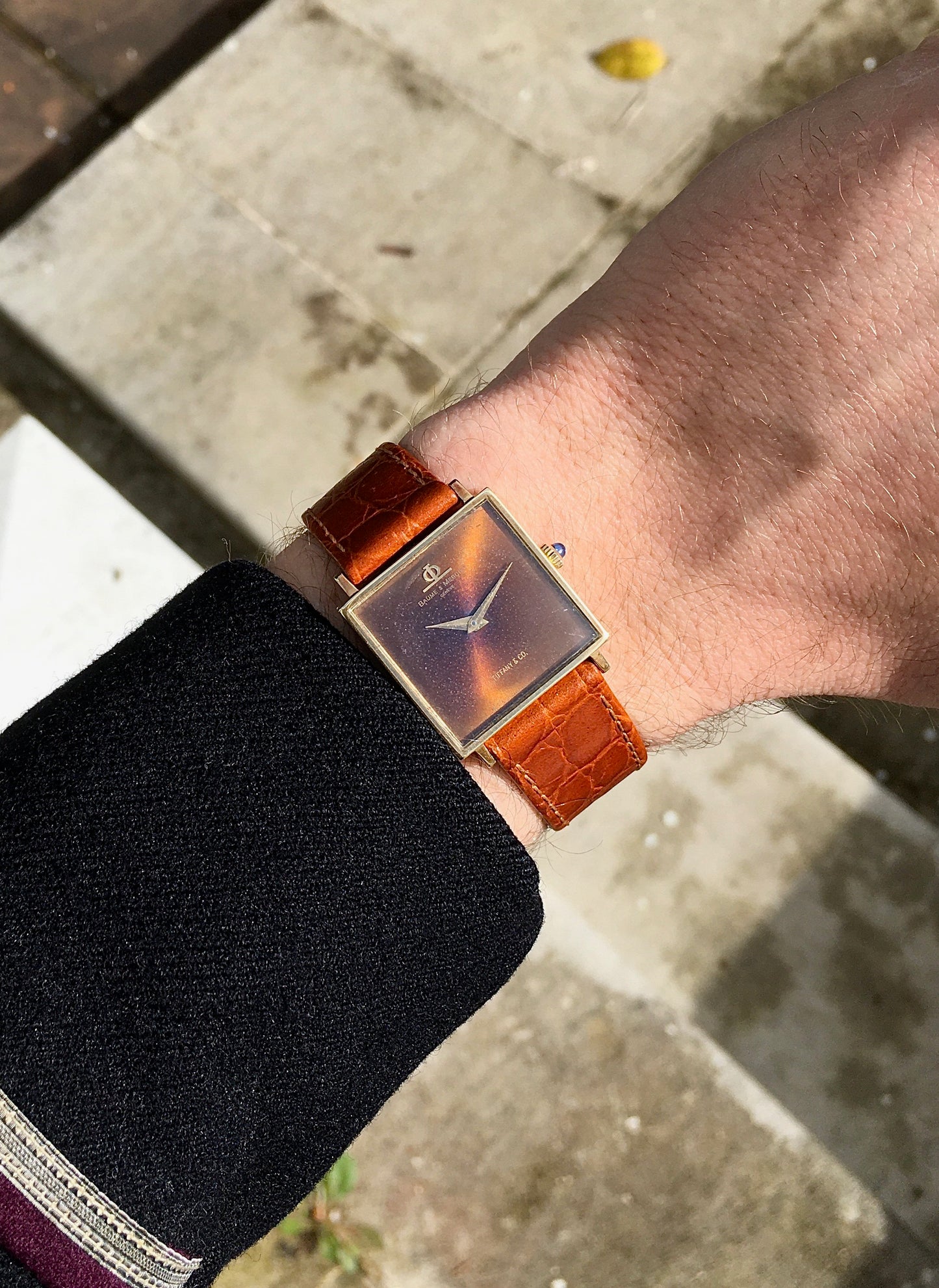Vintage 1970s 14k Tiffany & Co Baume & Mercier