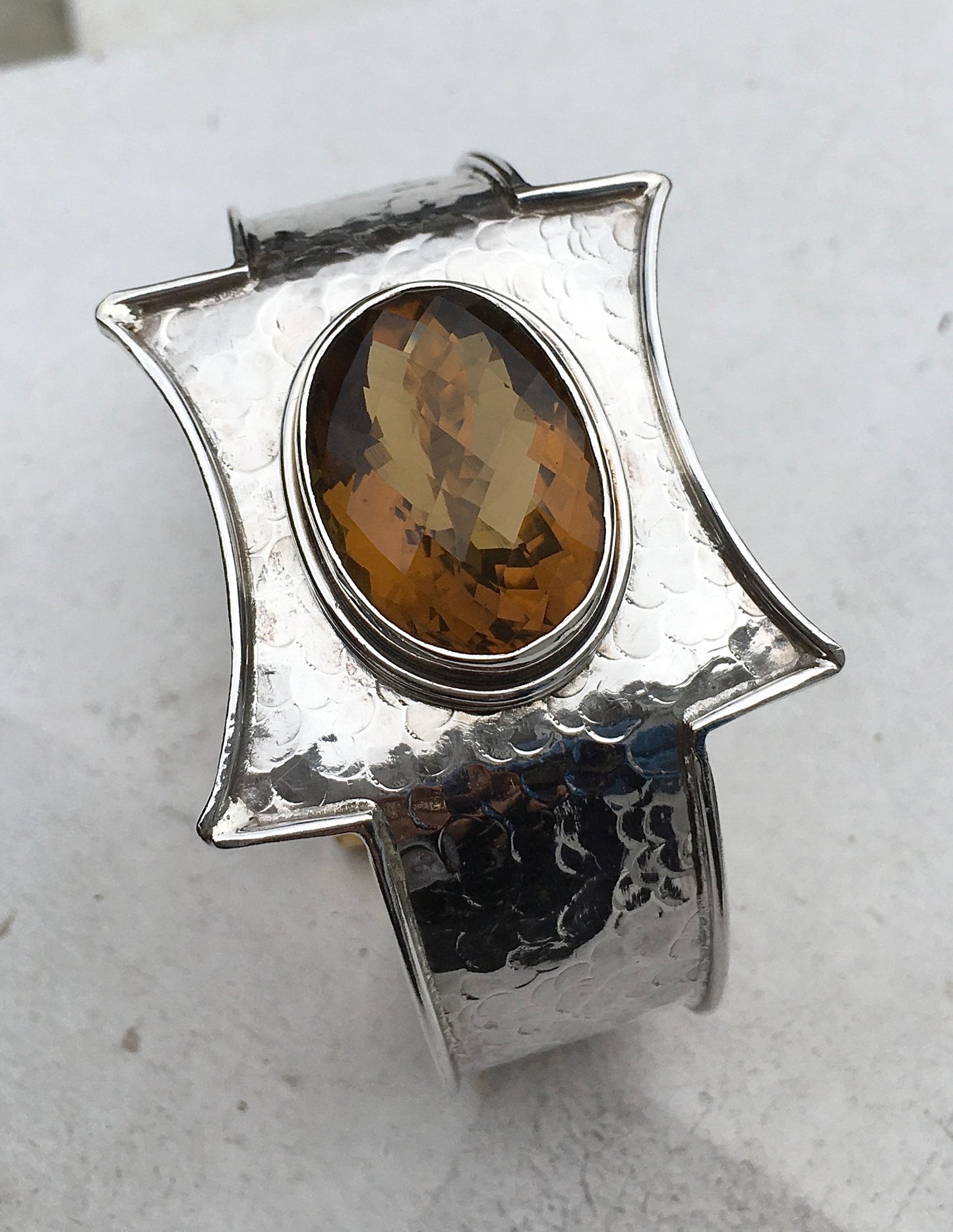 Sterling Silver Citrine Bangle