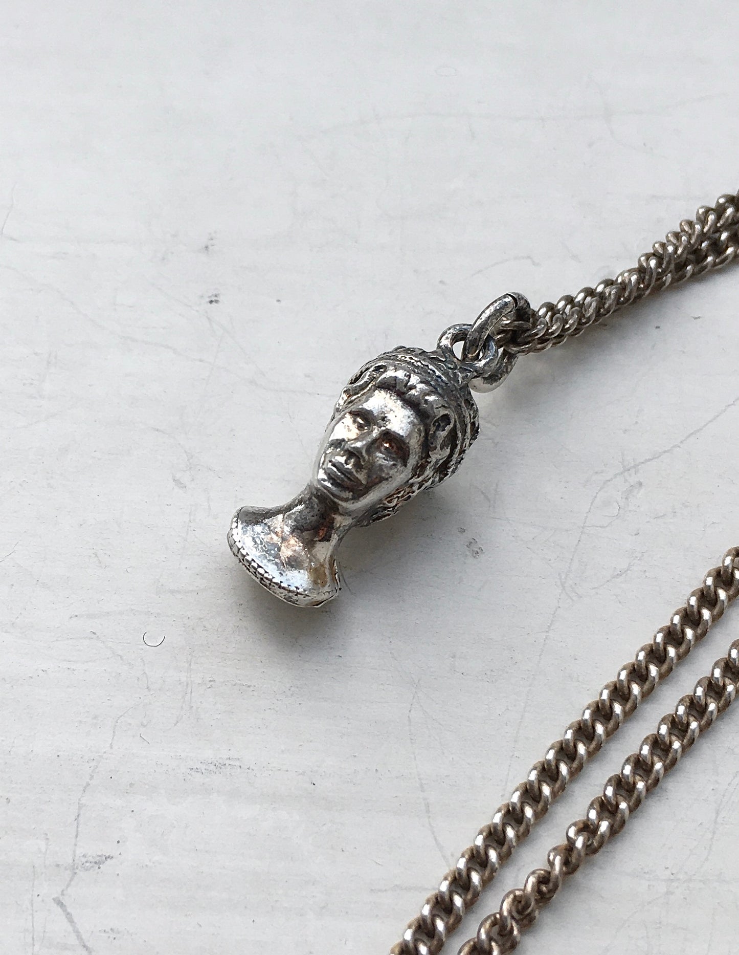 1970s Sterling Silver Jubilee Necklace