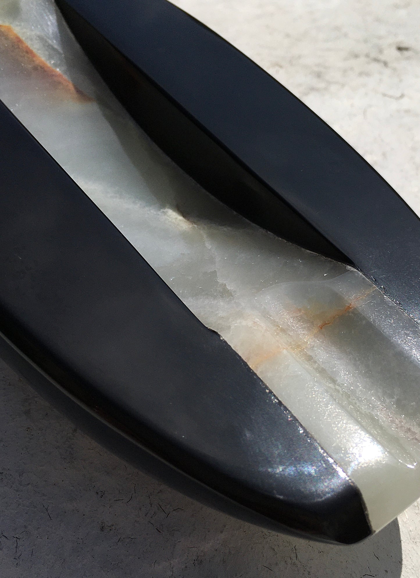 Agate & Onyx Cigar Ashtray