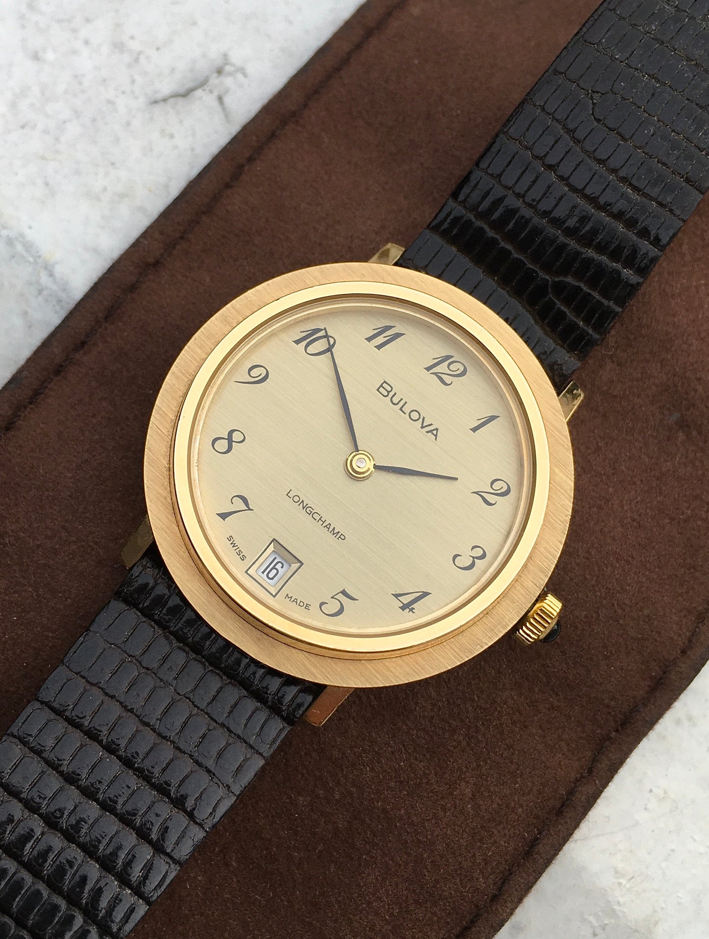 Vintage 1980s Bulova Longchamp