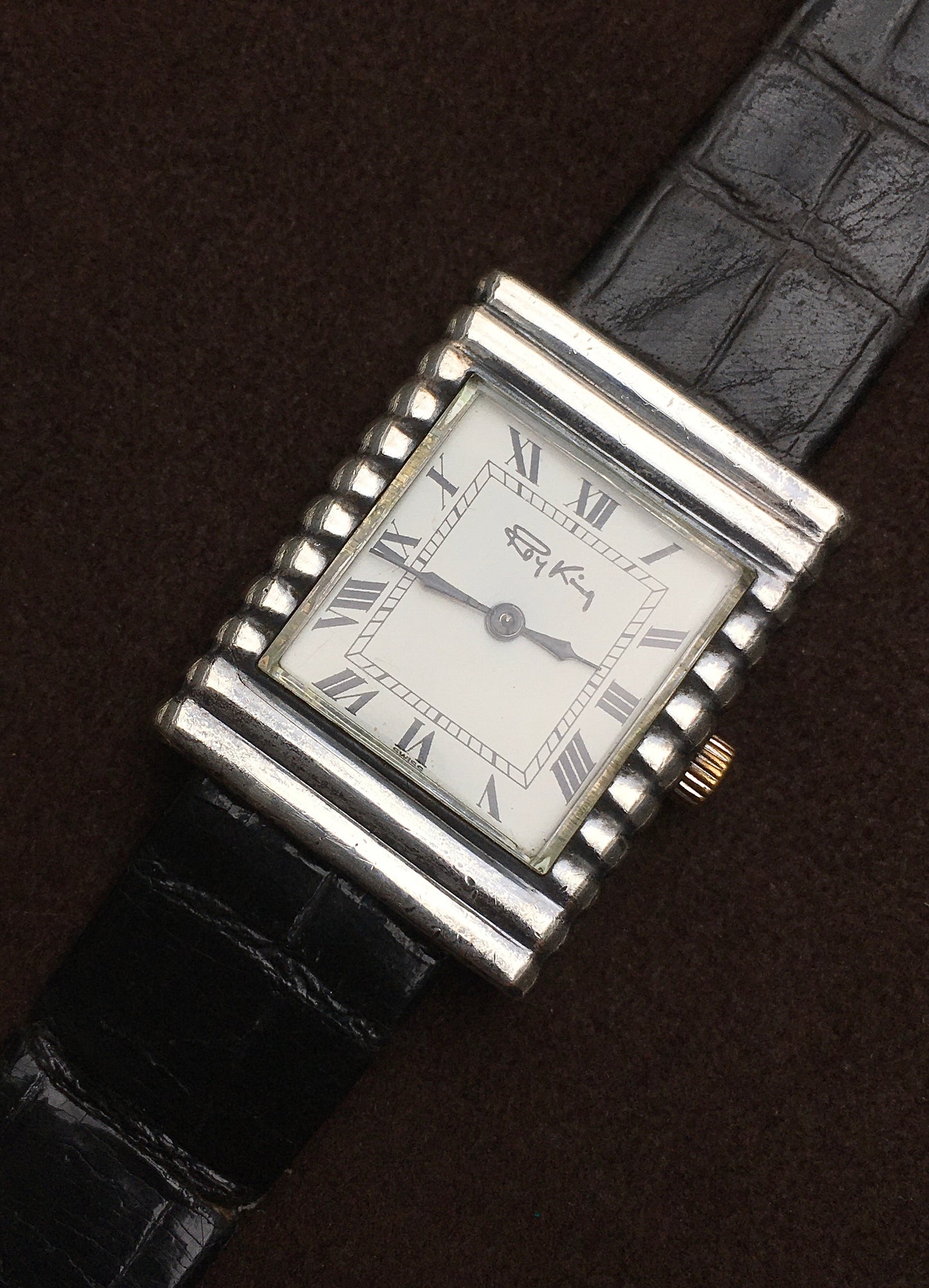 1970s Sterling Silver Roy King Wristwatch