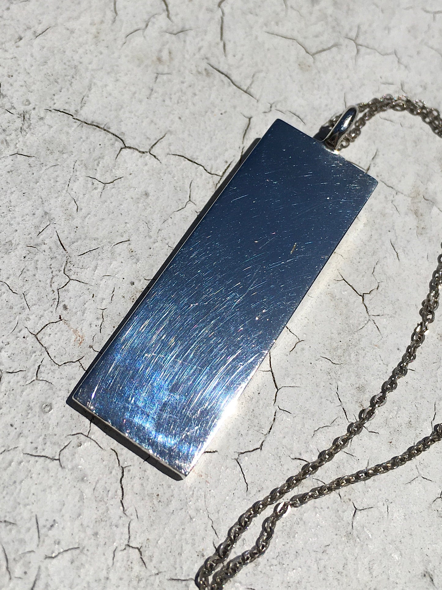 Vintage 1970s Sterling Silver Ingot