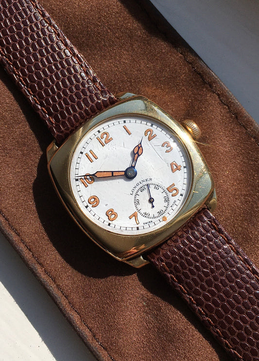 Vintage 1940s 9ct Gold Longines