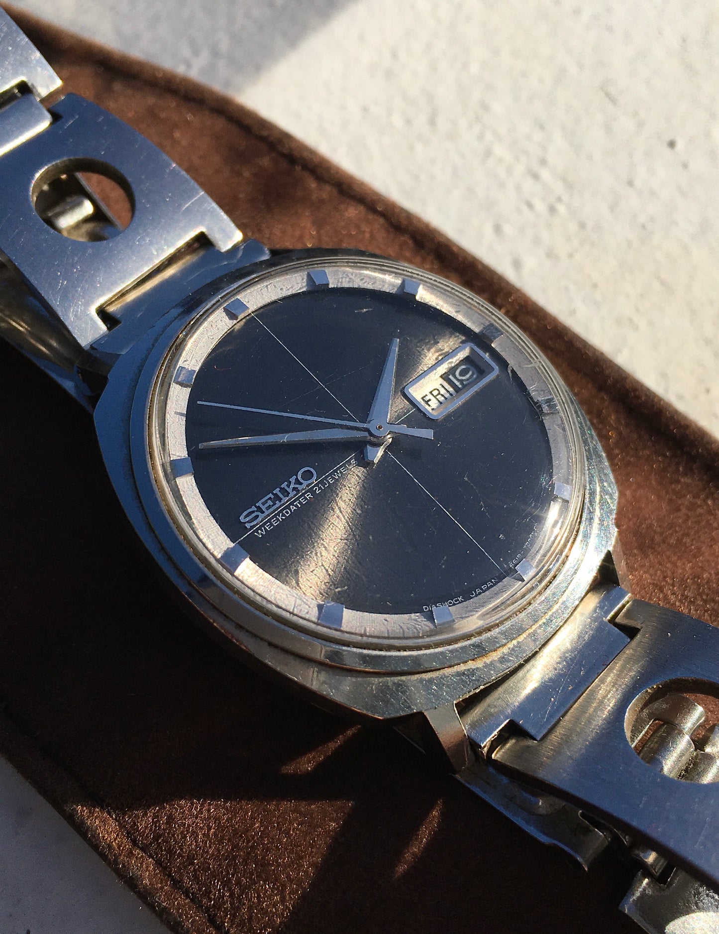 Vintage 1970s Seiko 5 Automatic Sportswatch