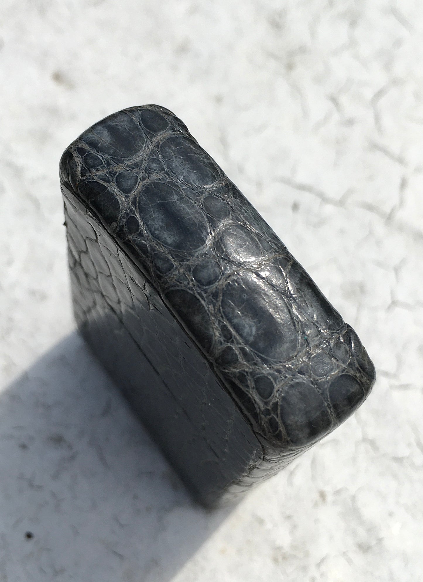 Vintage Alligator Leather Zippo